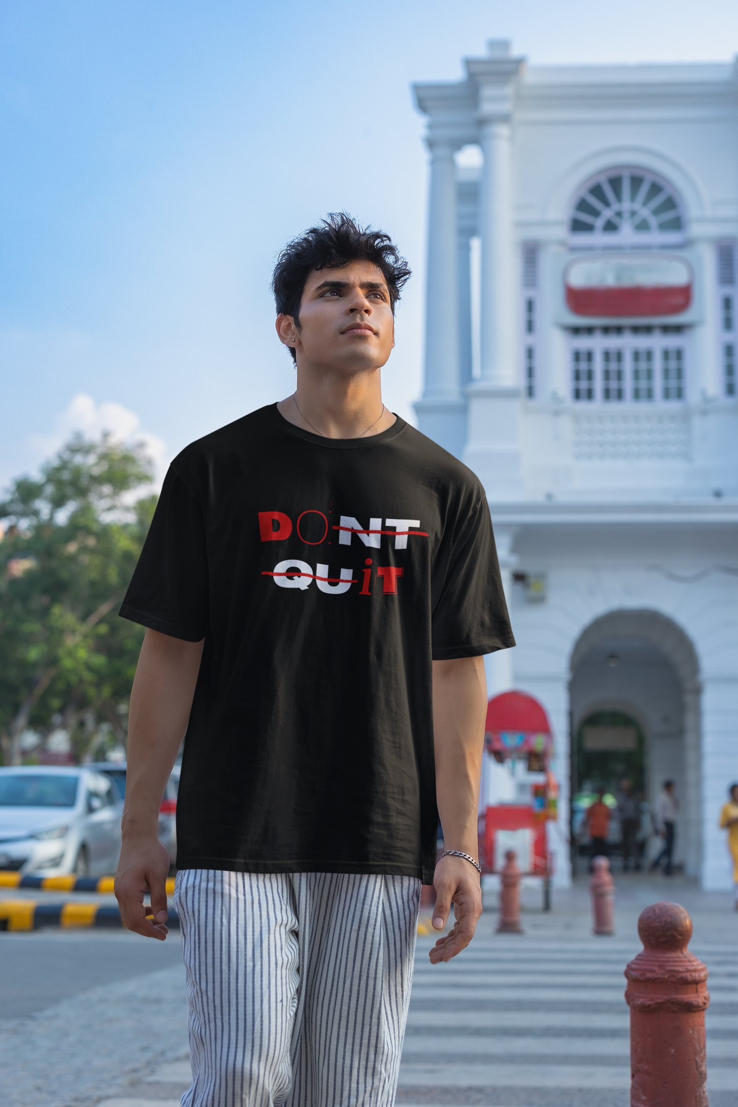 DON'T QUIT Unisex Oversized Classic T-Shirt