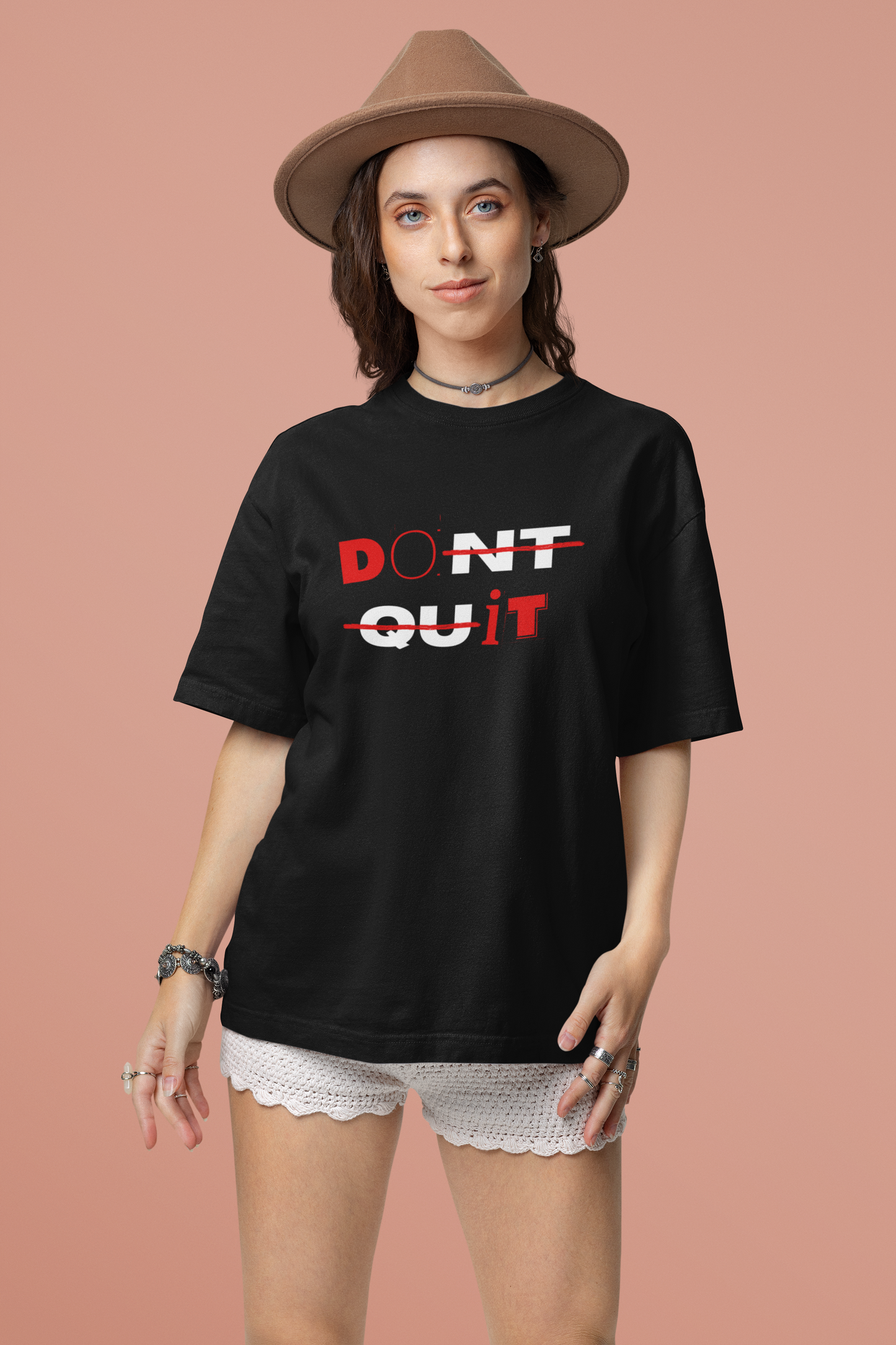 DON'T QUIT Unisex Oversized Classic T-Shirt