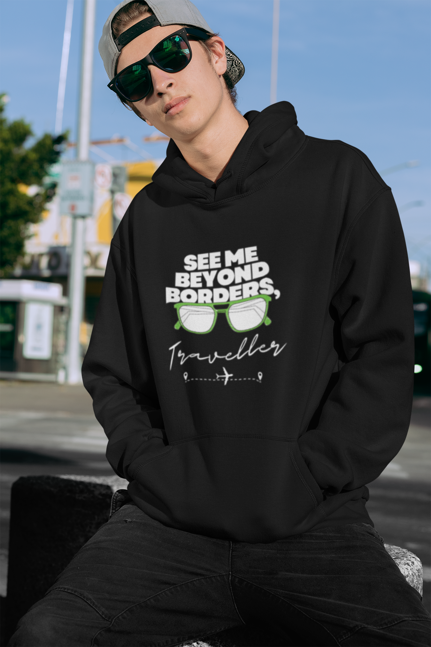 Traveller Unisex Oversized Hoodie