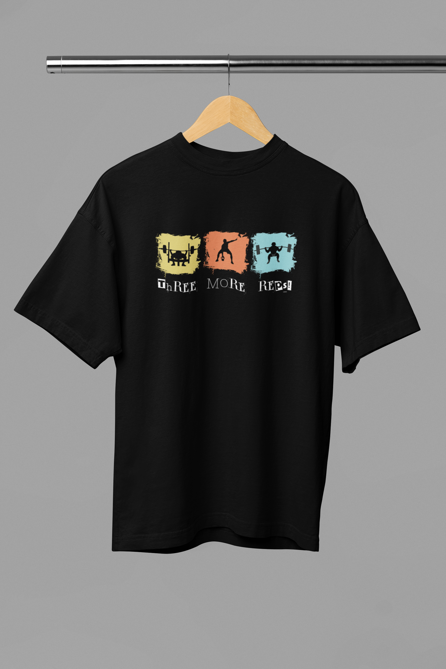 Three More Reps Unisex Oversized Classic T-Shirt