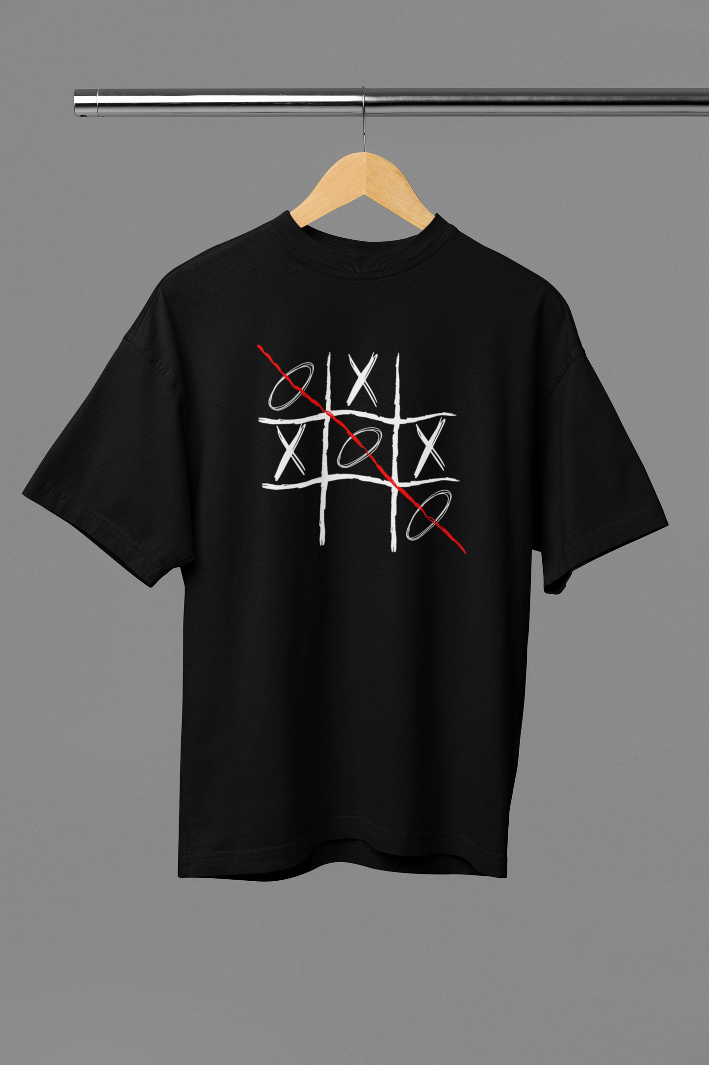 Tic Tac Toe Unisex Oversized Classic T-Shirt
