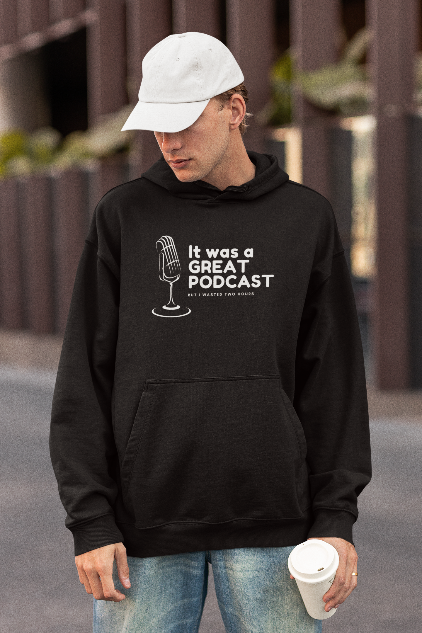 It was a Great Podcast Unisex Oversized Hoodie