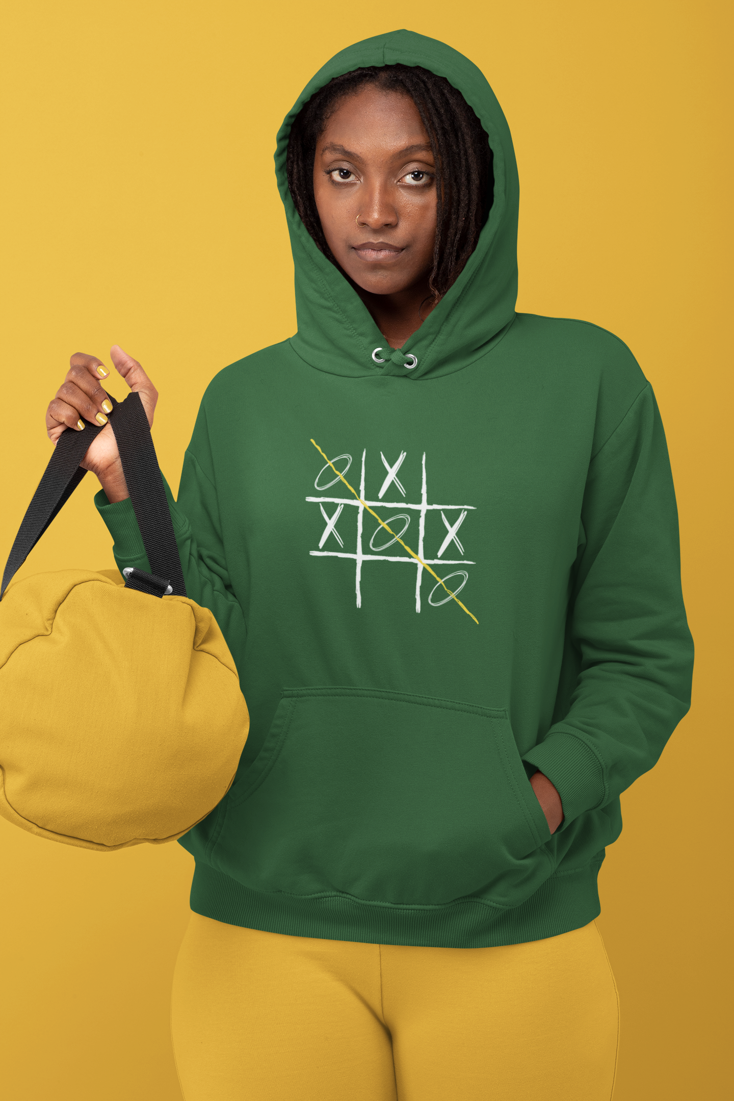 Tic Tac Toe Unisex Oversized Hoodie