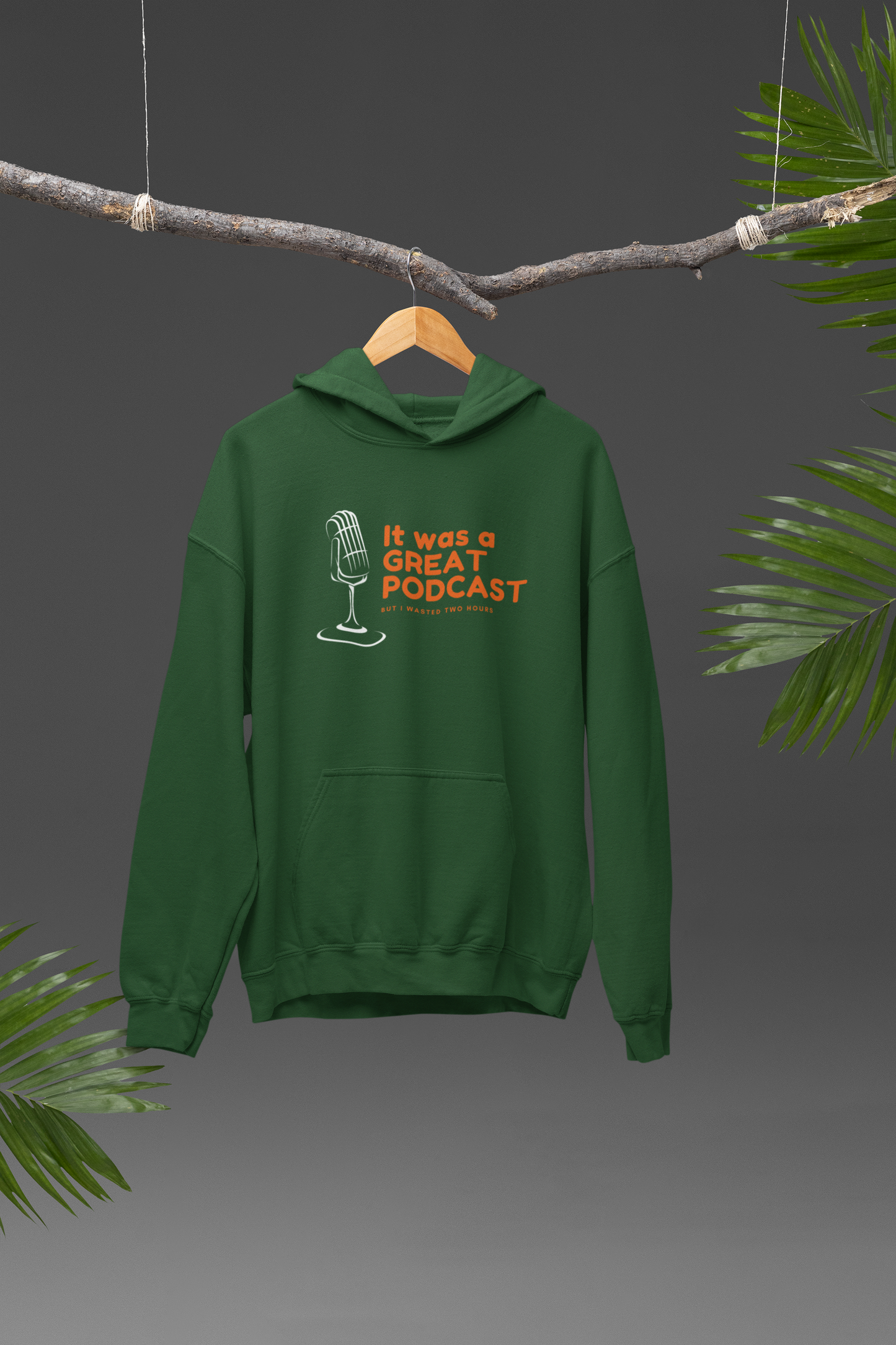 It was a Great Podcast Unisex Oversized Hoodie