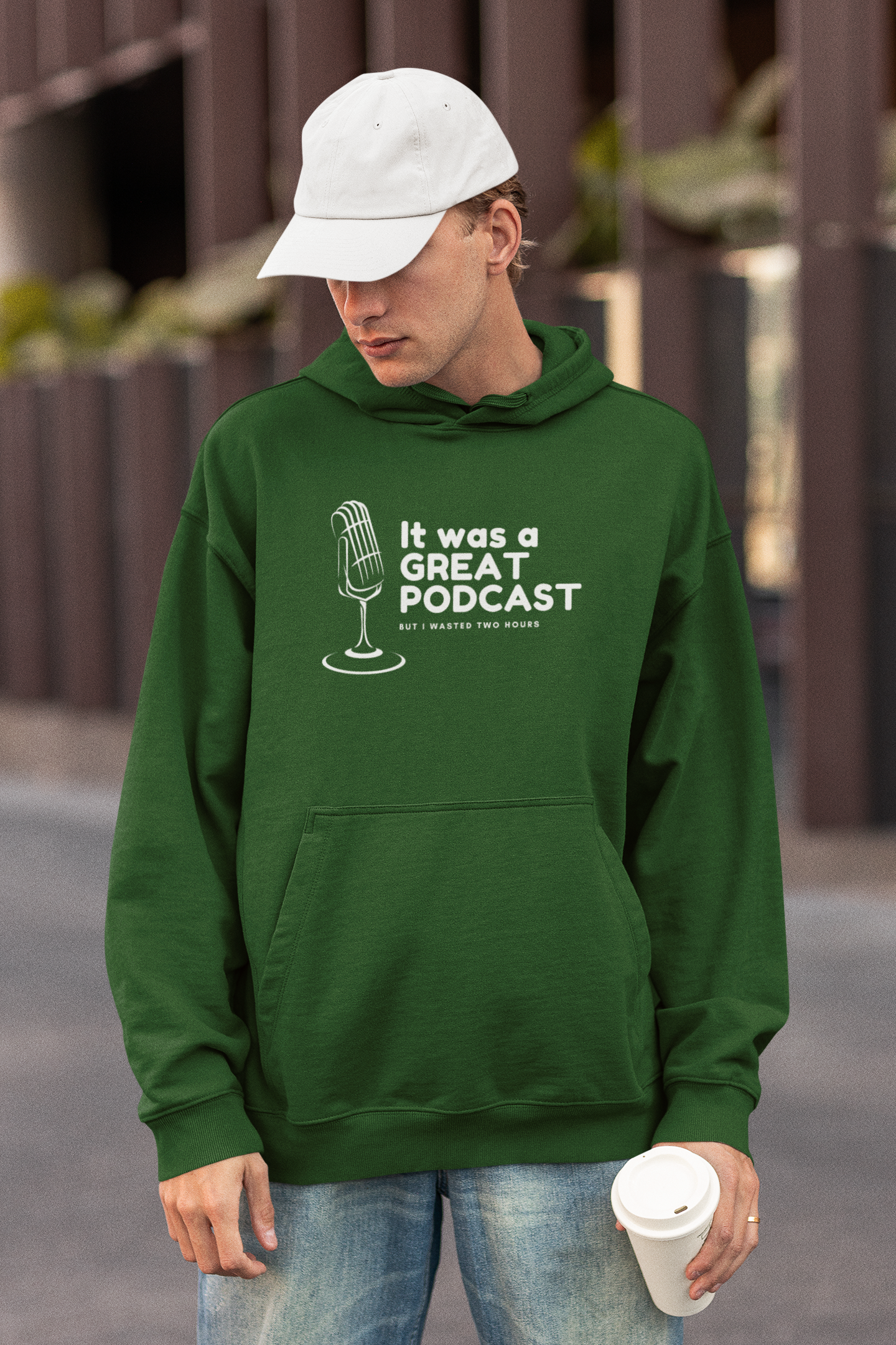 It was a Great Podcast Unisex Oversized Hoodie
