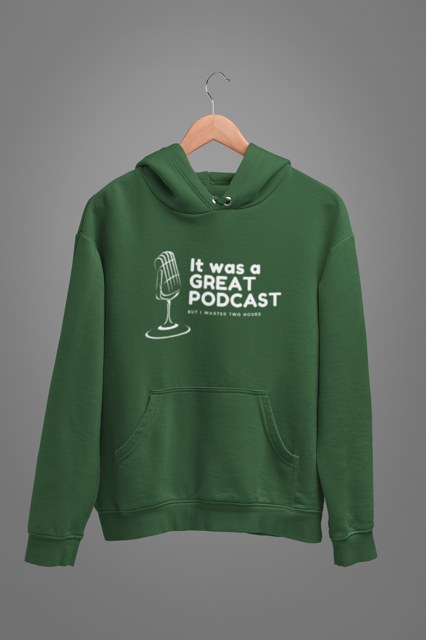 It was a Great Podcast Unisex Oversized Hoodie