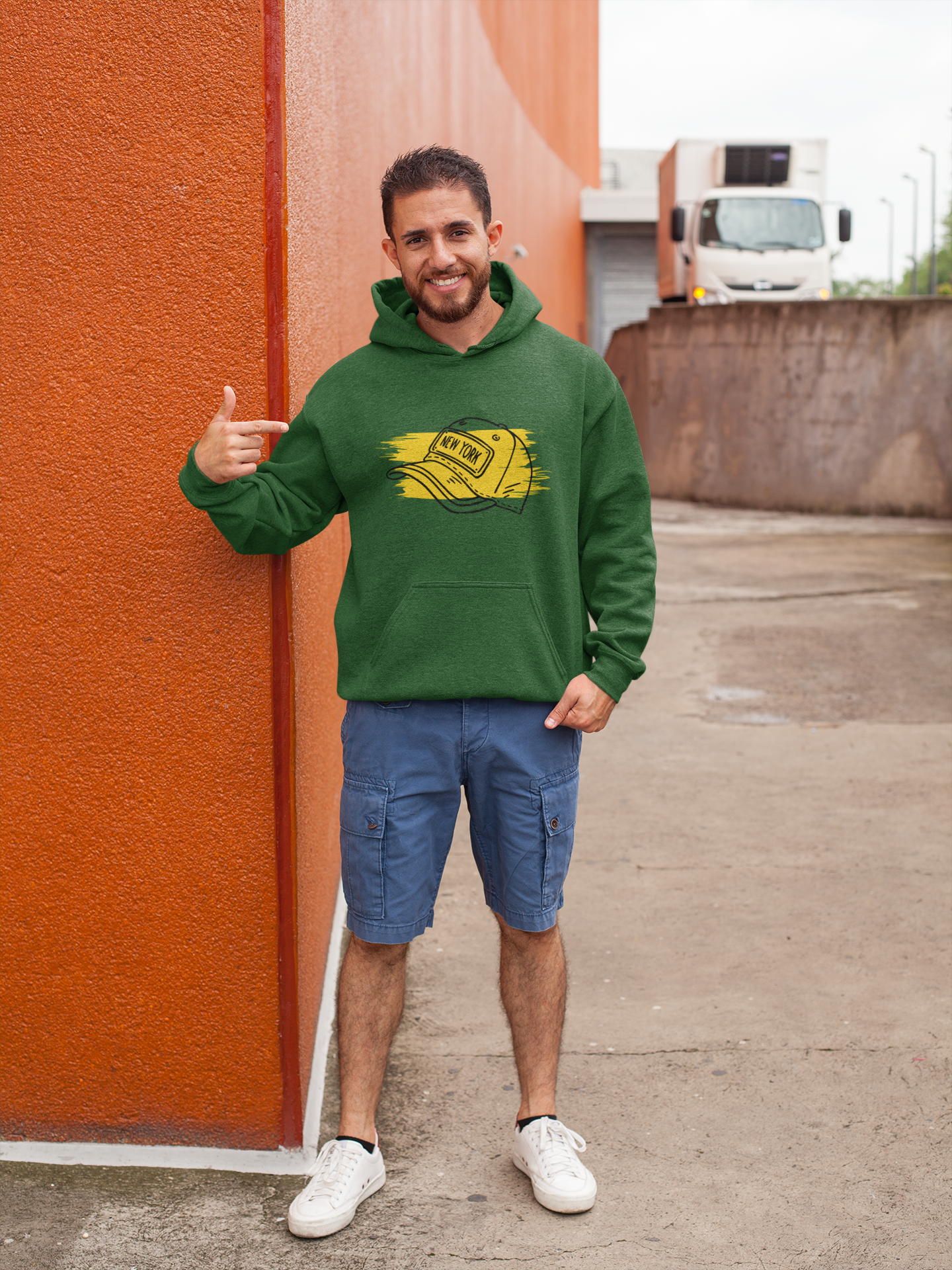 New York Unisex Oversized Hoodie