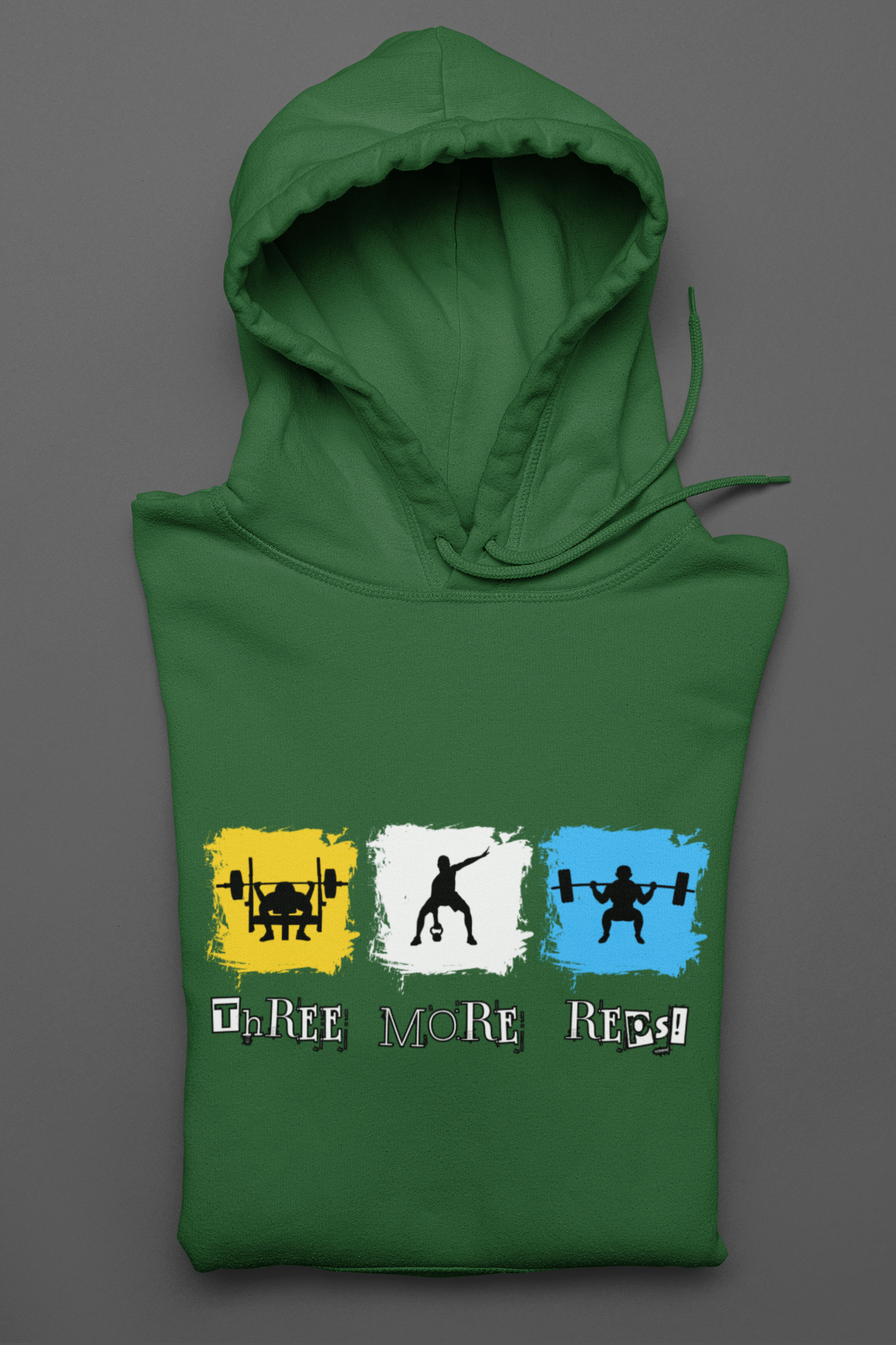 Three More Reps Unisex Oversized Hoodie