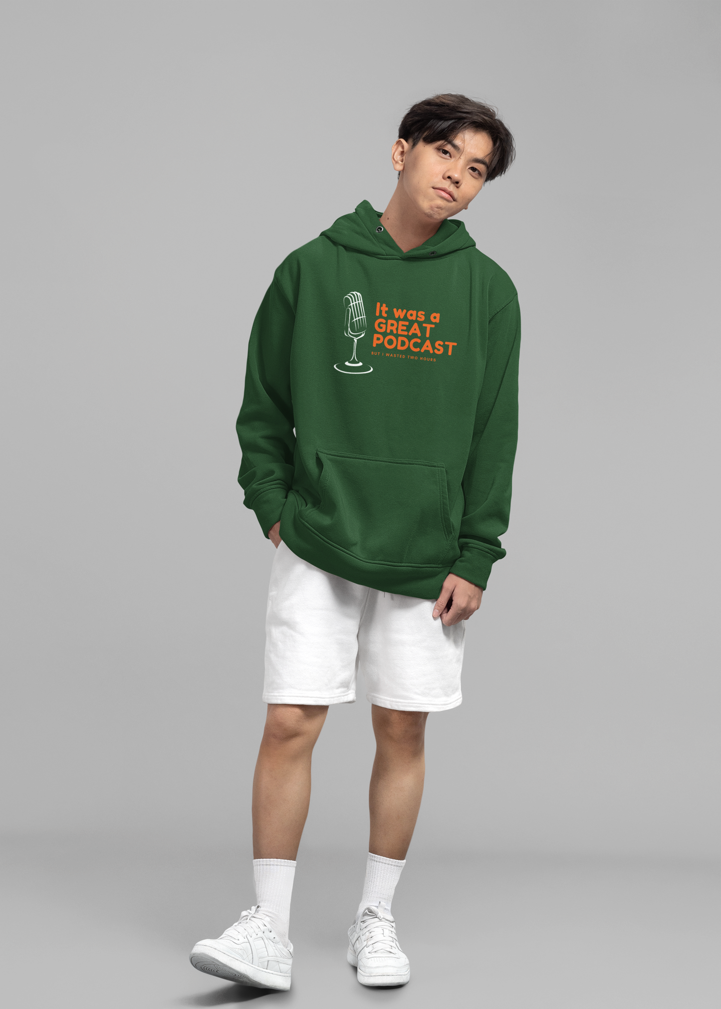 It was a Great Podcast Unisex Oversized Hoodie