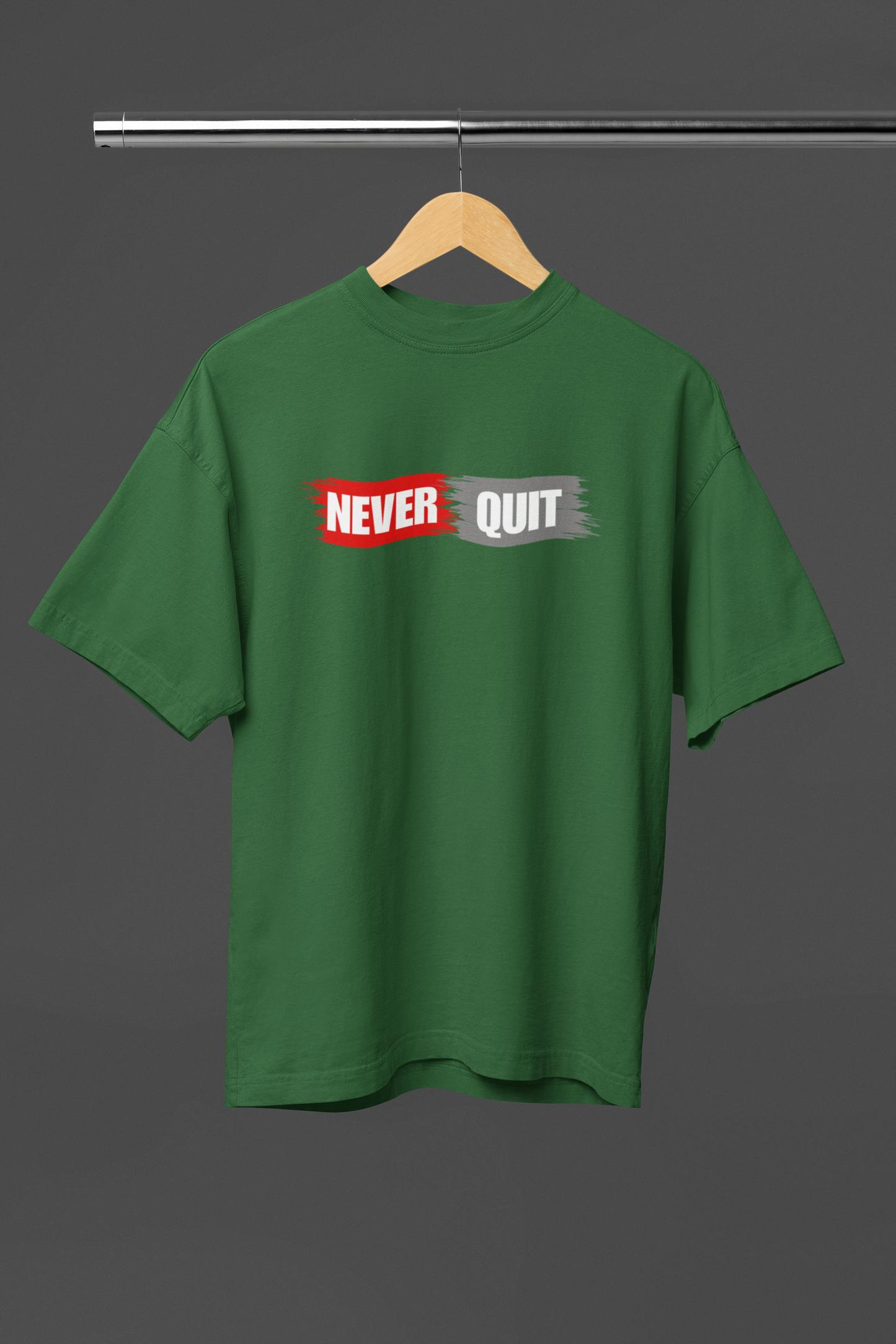 Never Quit Unisex Oversized Classic T-Shirt