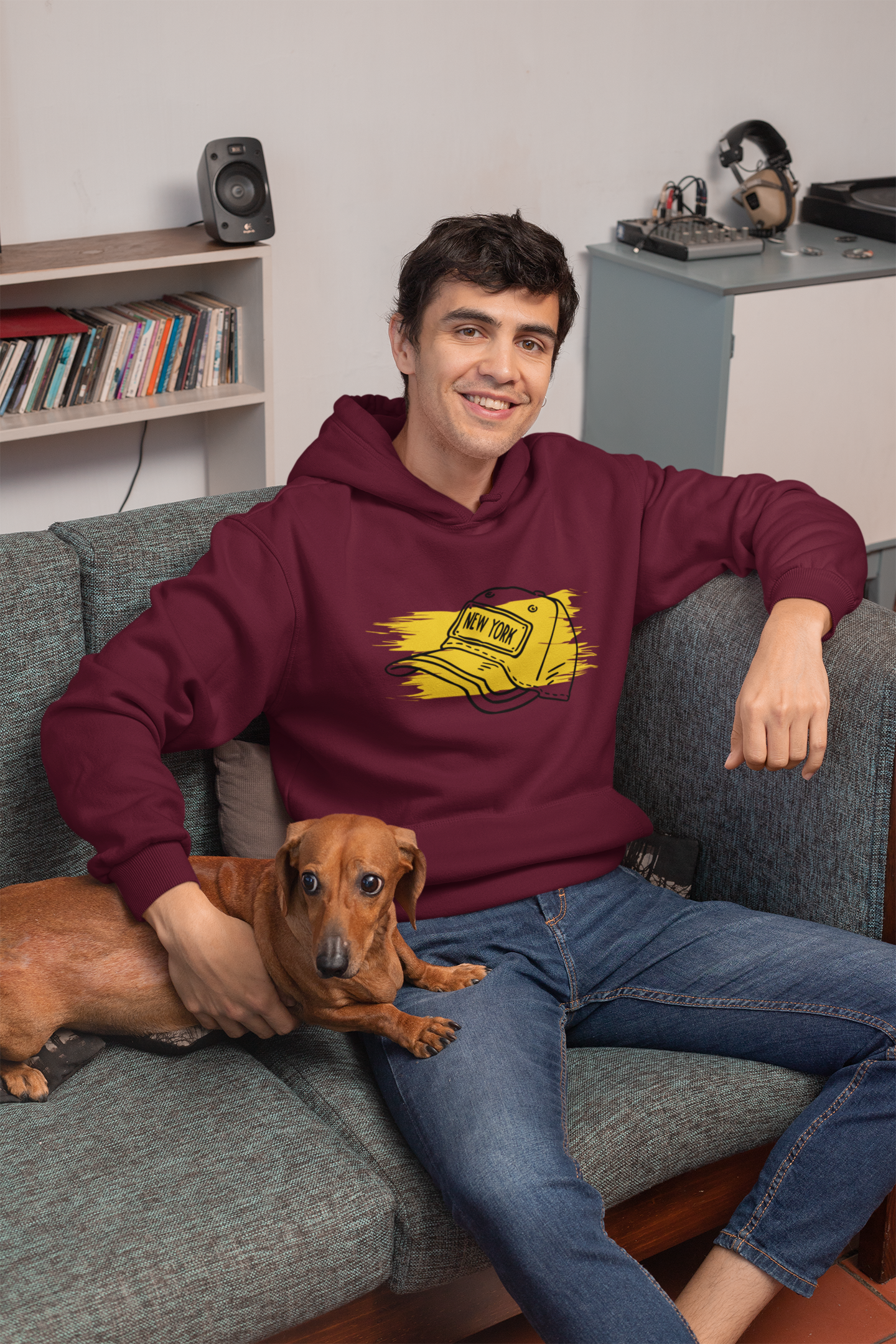New York Unisex Oversized Hoodie