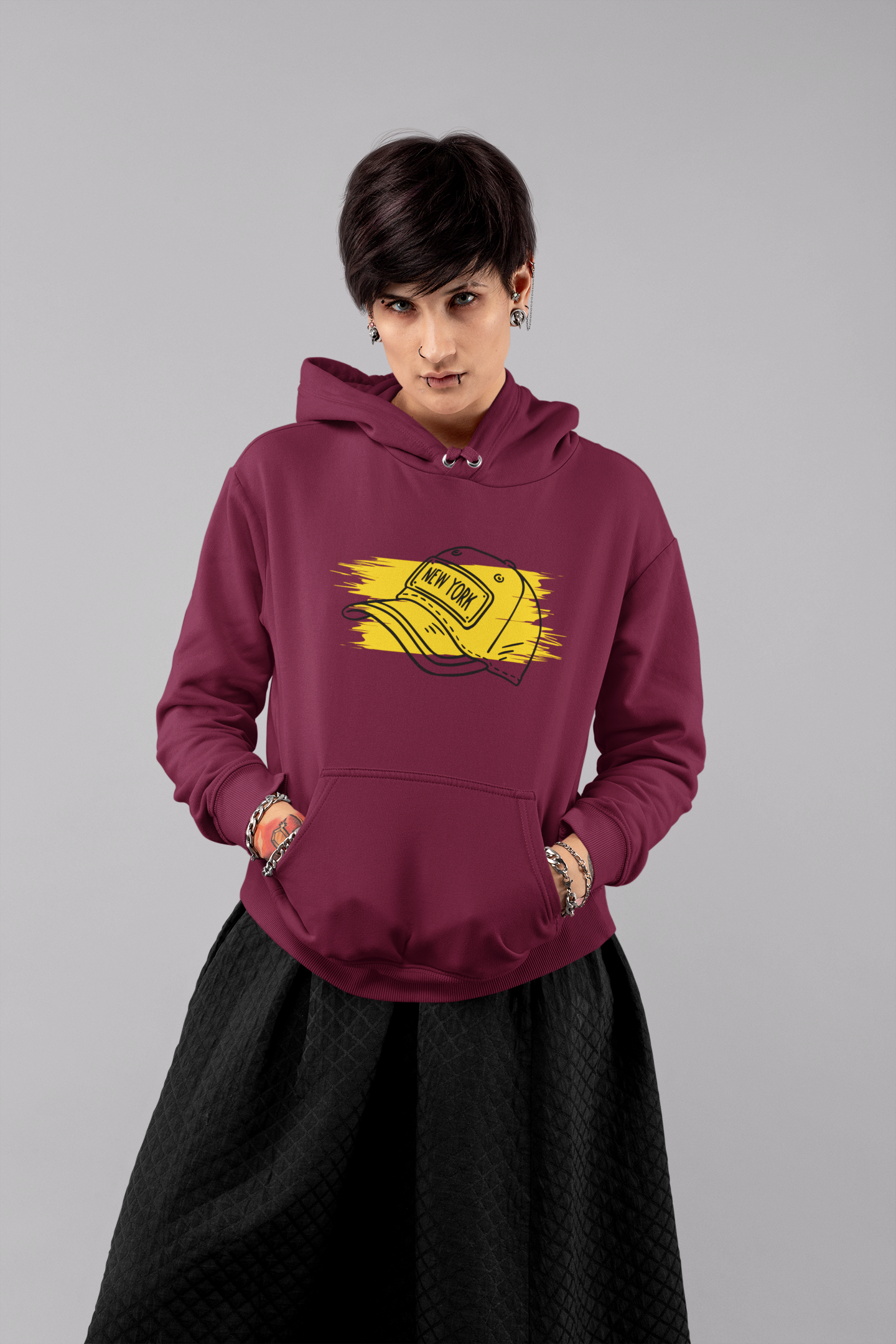 New York Unisex Oversized Hoodie
