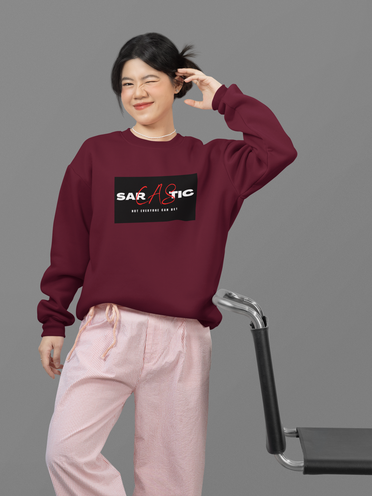 Sarcastic Unisex Oversized Sweatshirt