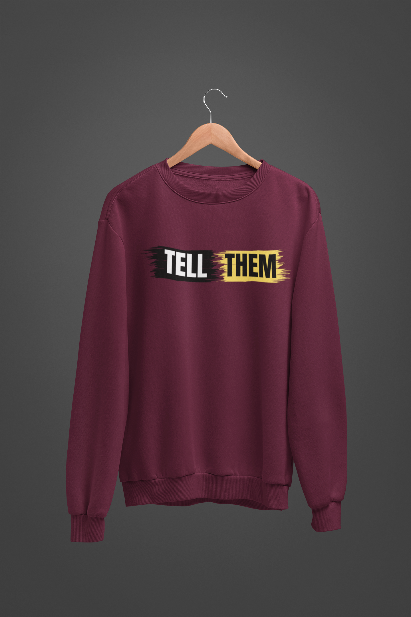 TELL THEM Unisex Oversized Sweatshirt