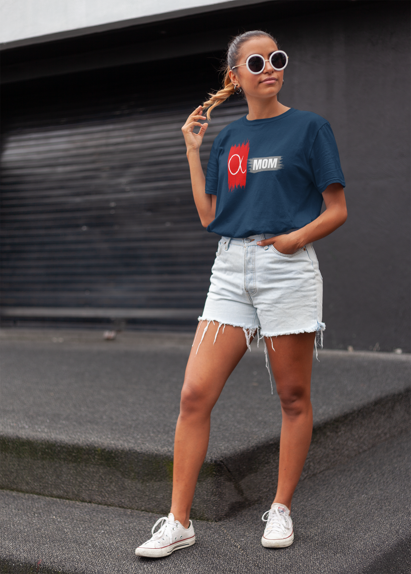 Alpha Mom Oversized Classic T-Shirt