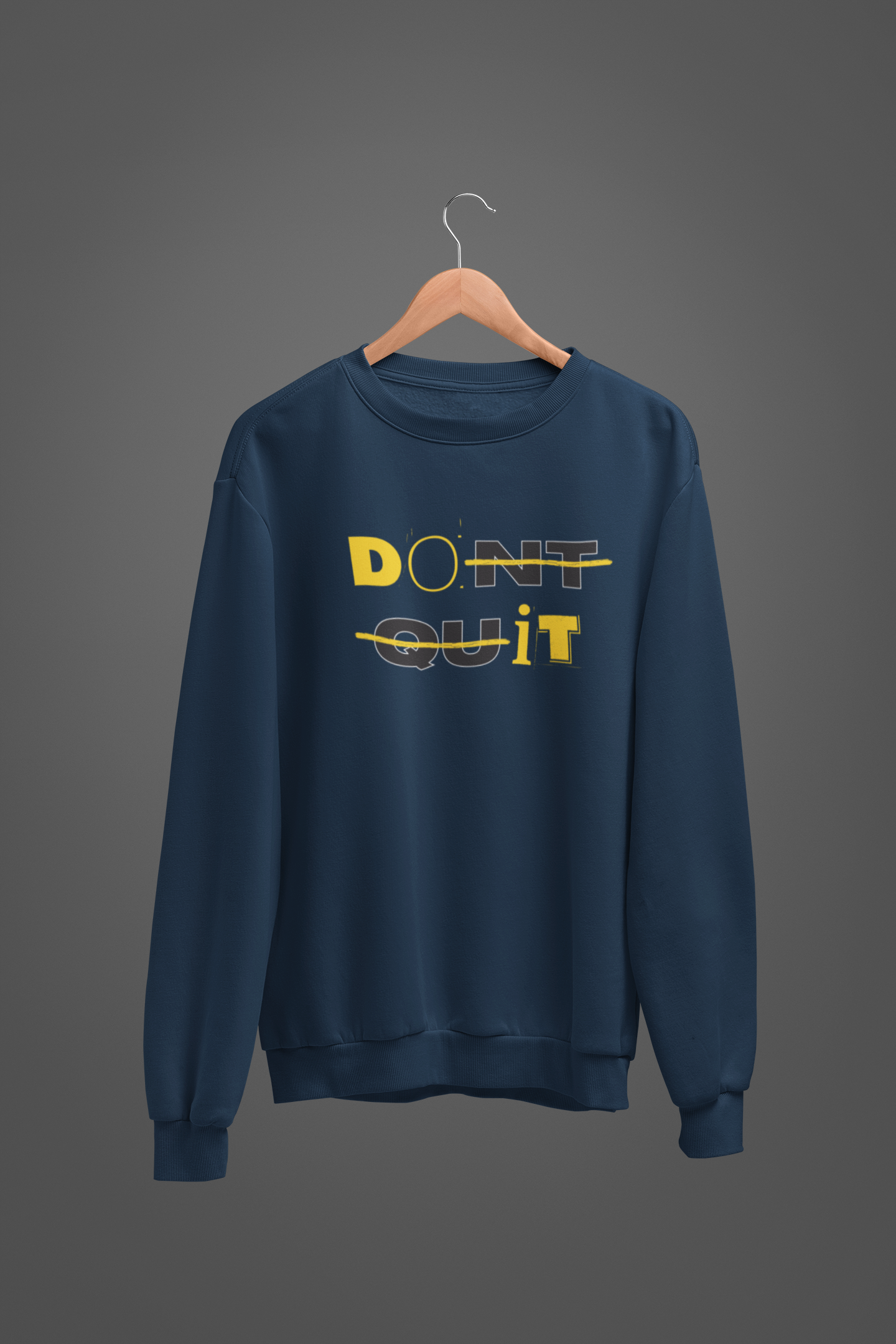 DON'T QUIT Unisex Oversized Sweatshirt