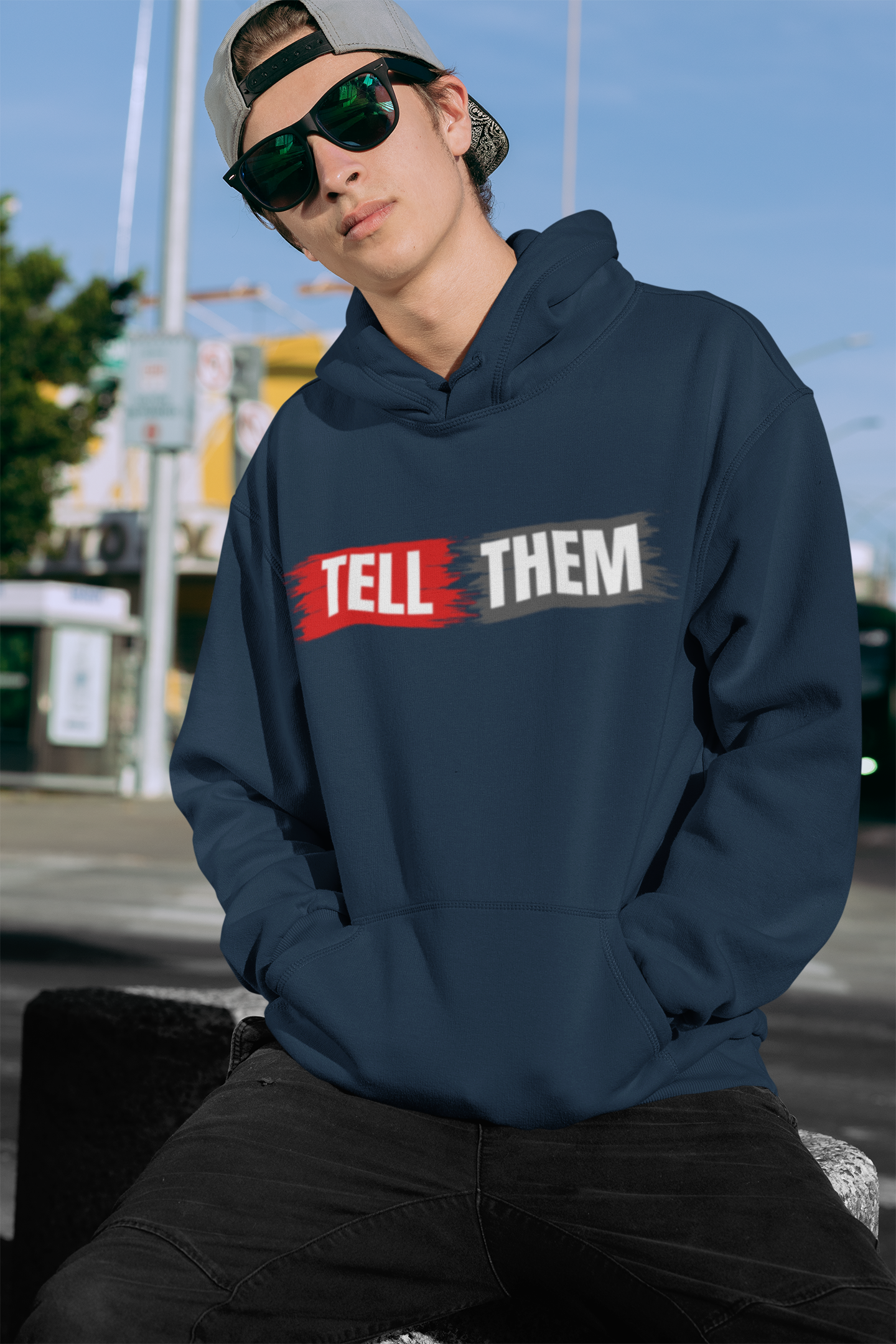 TELL THEM Unisex Oversized Hoodie