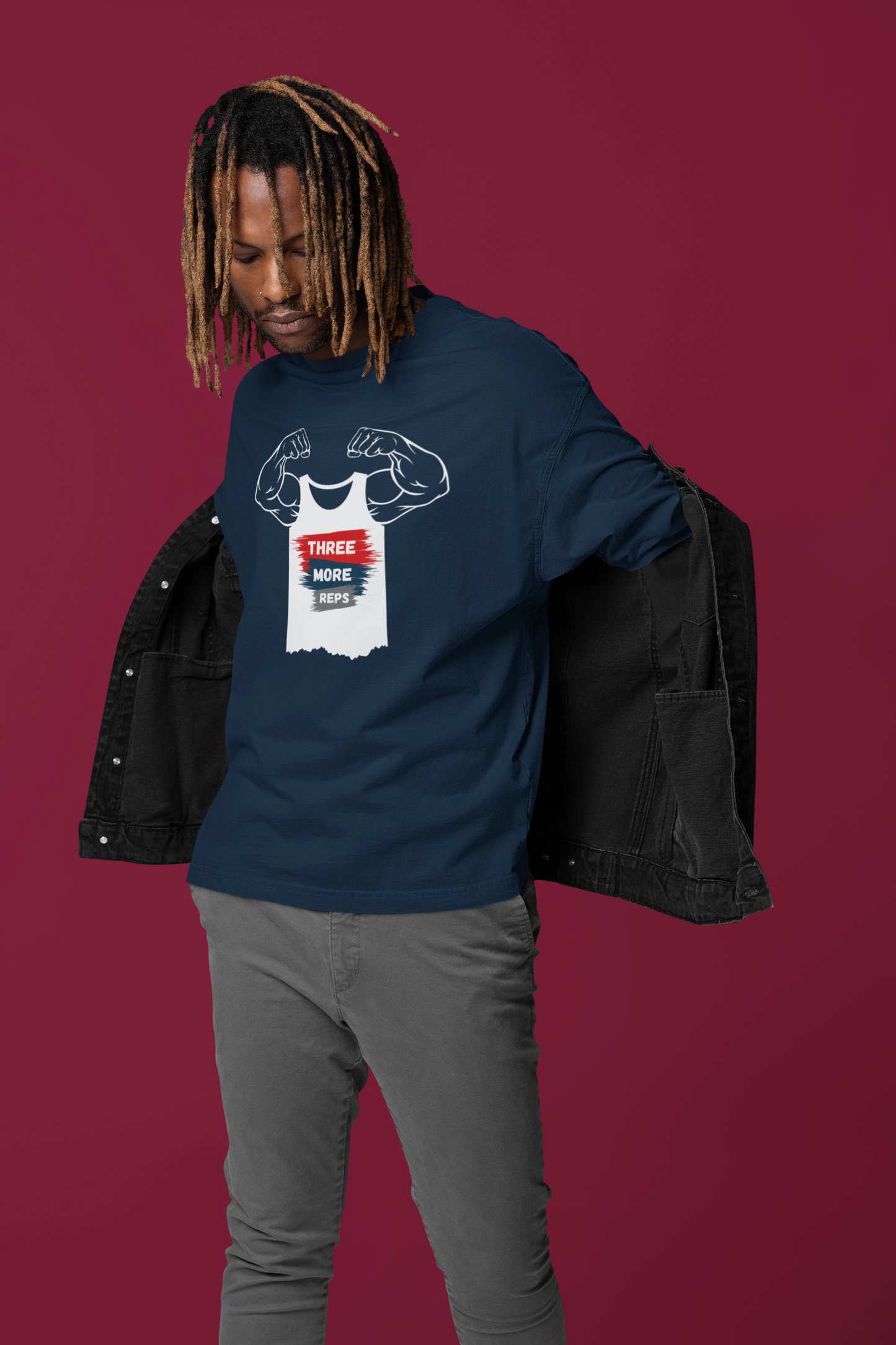 Three More Reps Unisex Oversized Classic T-Shirt