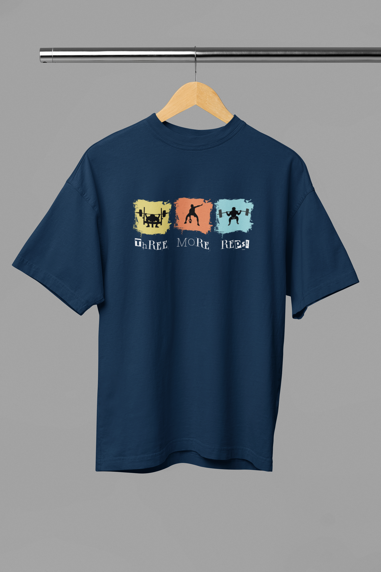 Three More Reps Unisex Oversized Classic T-Shirt