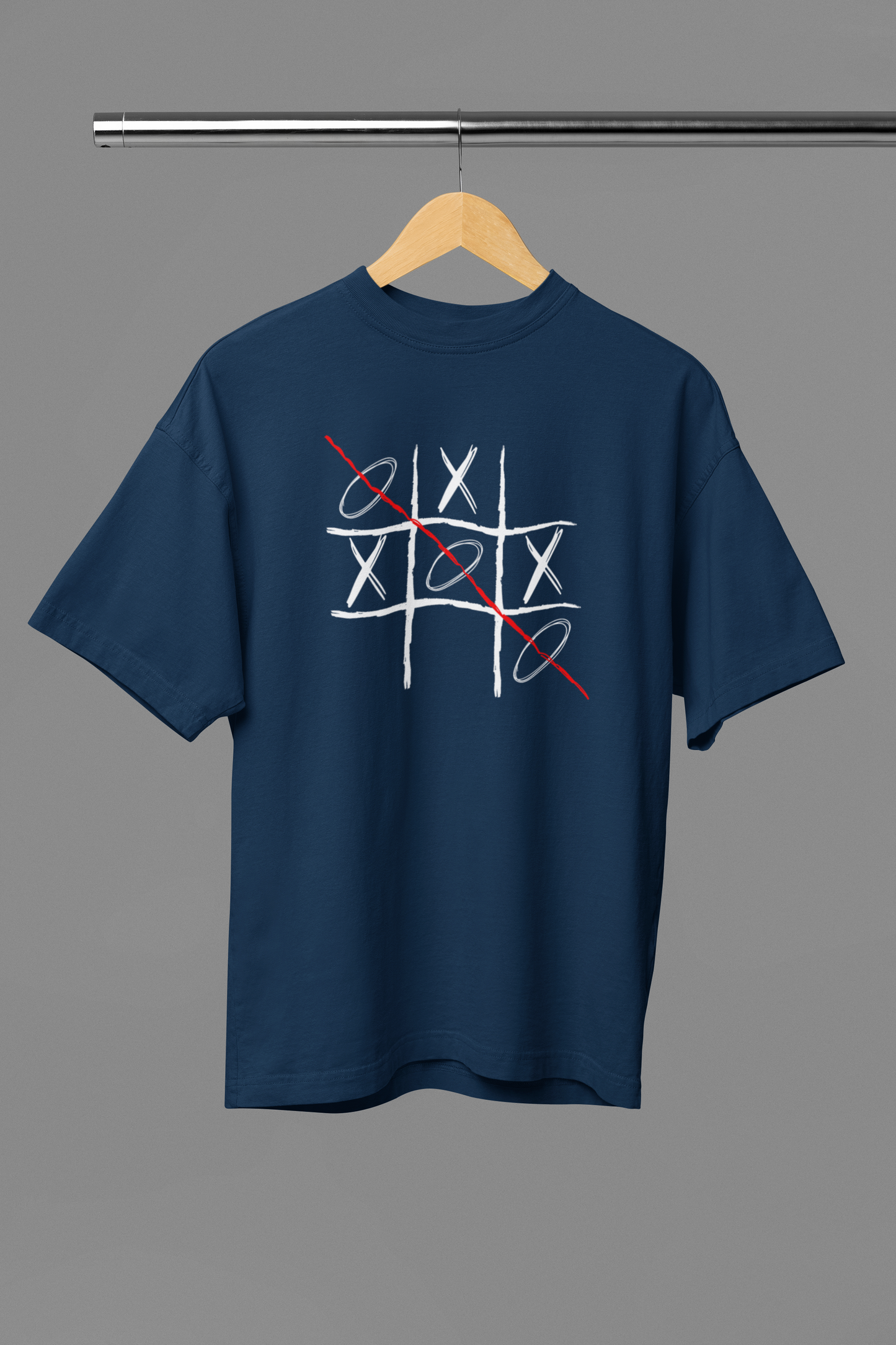 Tic Tac Toe Unisex Oversized Classic T-Shirt