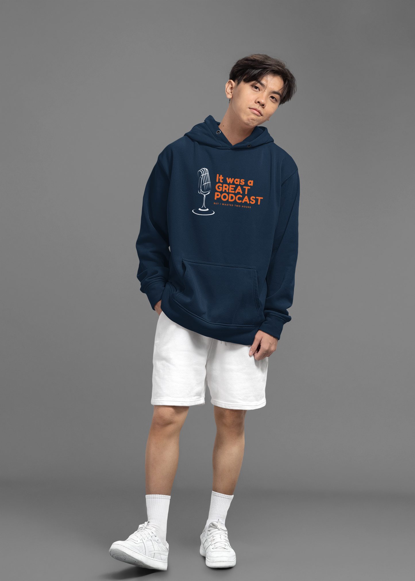 It was a Great Podcast Unisex Oversized Hoodie