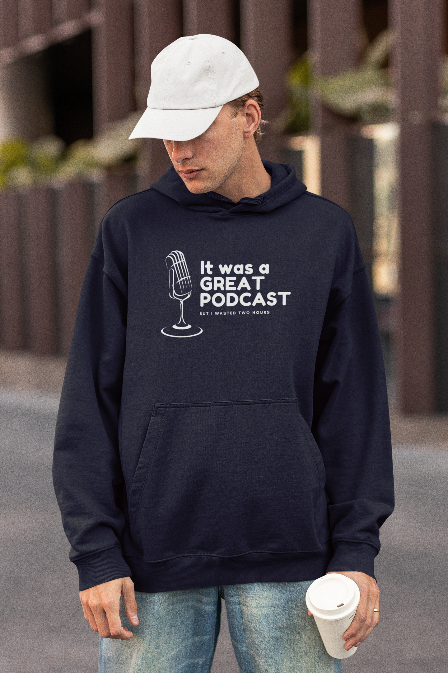 It was a Great Podcast Unisex Oversized Hoodie