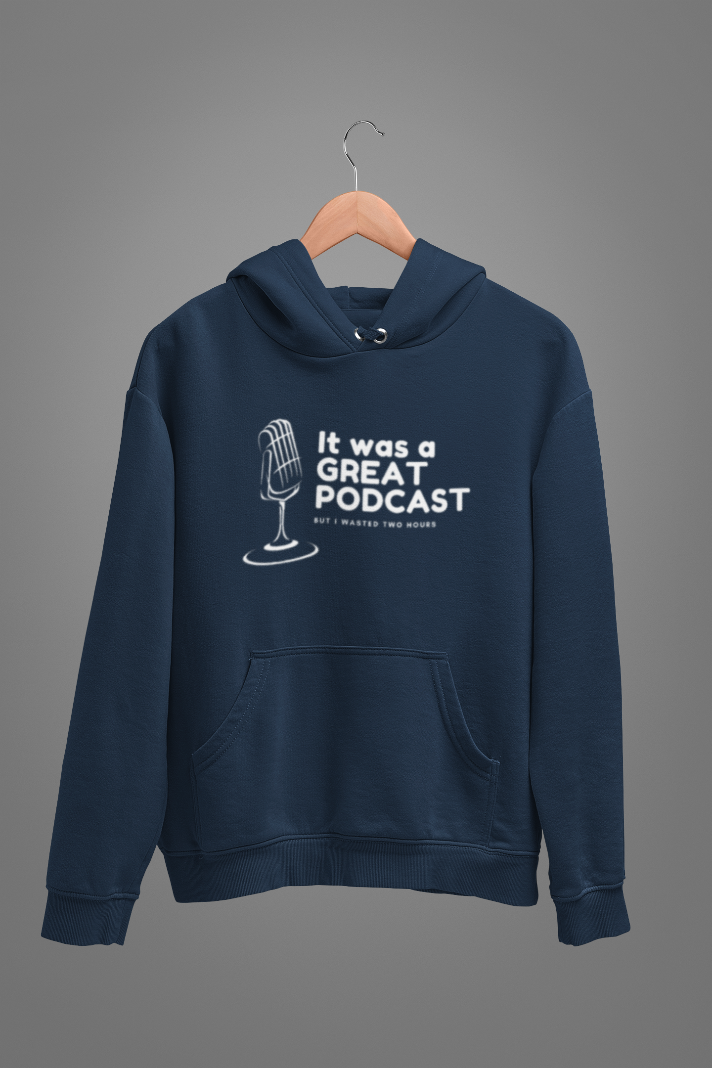 It was a Great Podcast Unisex Oversized Hoodie