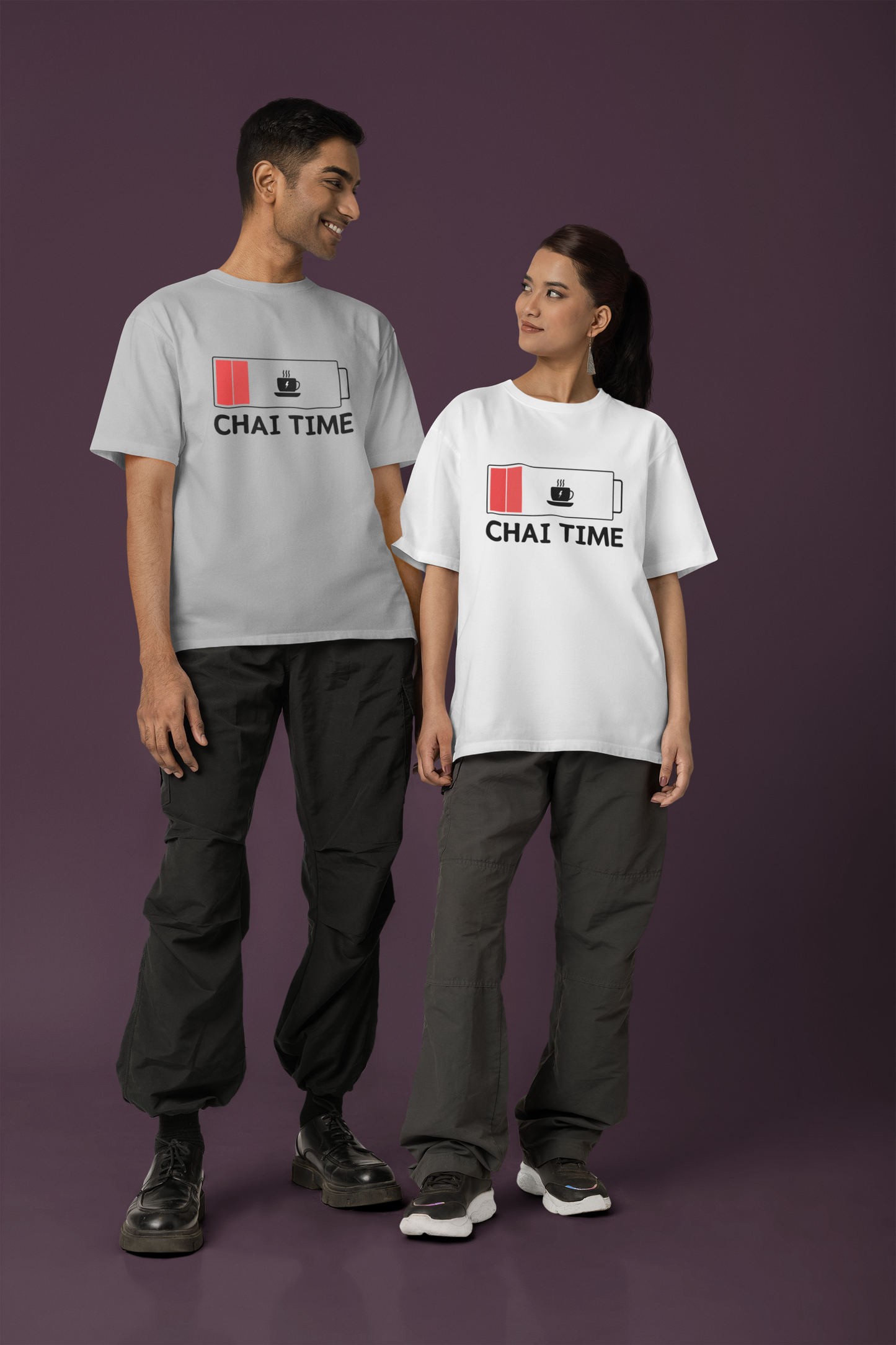 Chai Time Unisex Oversized Classic T-Shirt