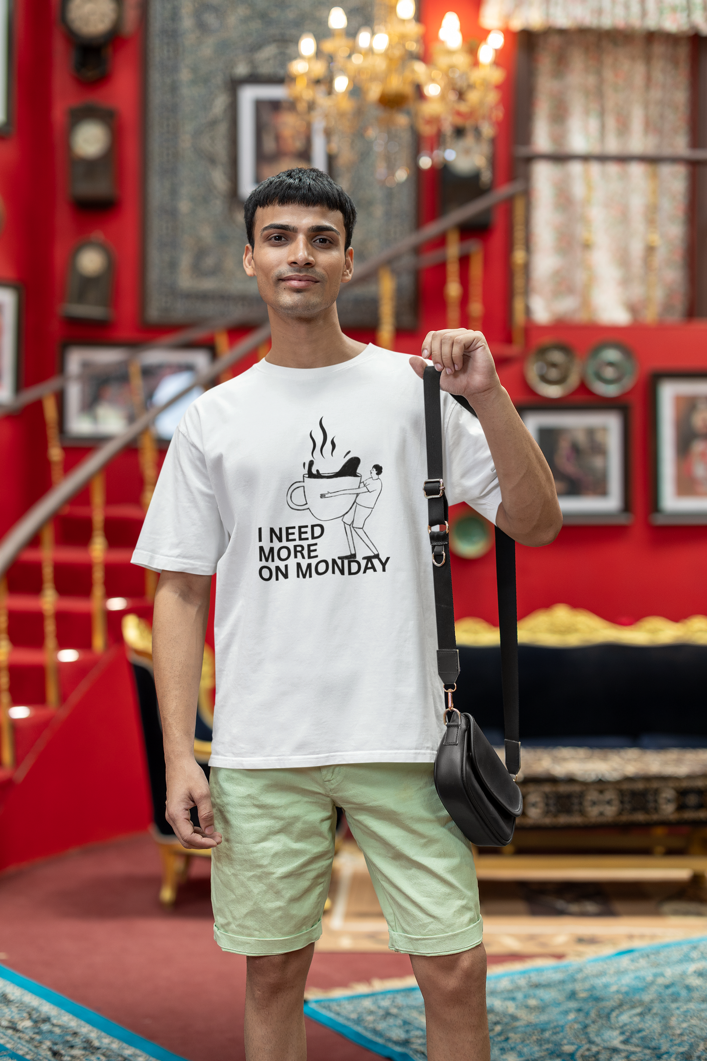 I Need More on Monday Unisex Oversized Classic T-Shirt
