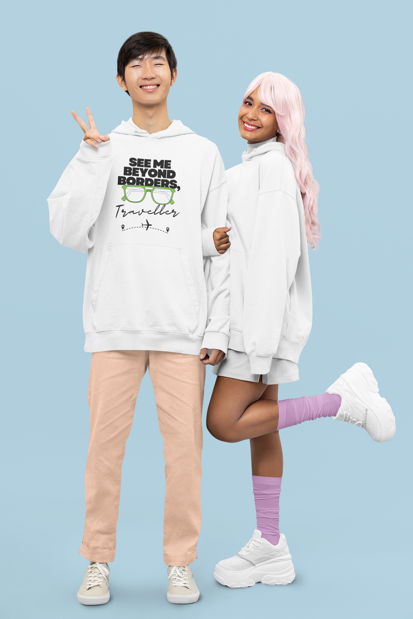 Traveller Unisex Oversized Hoodie