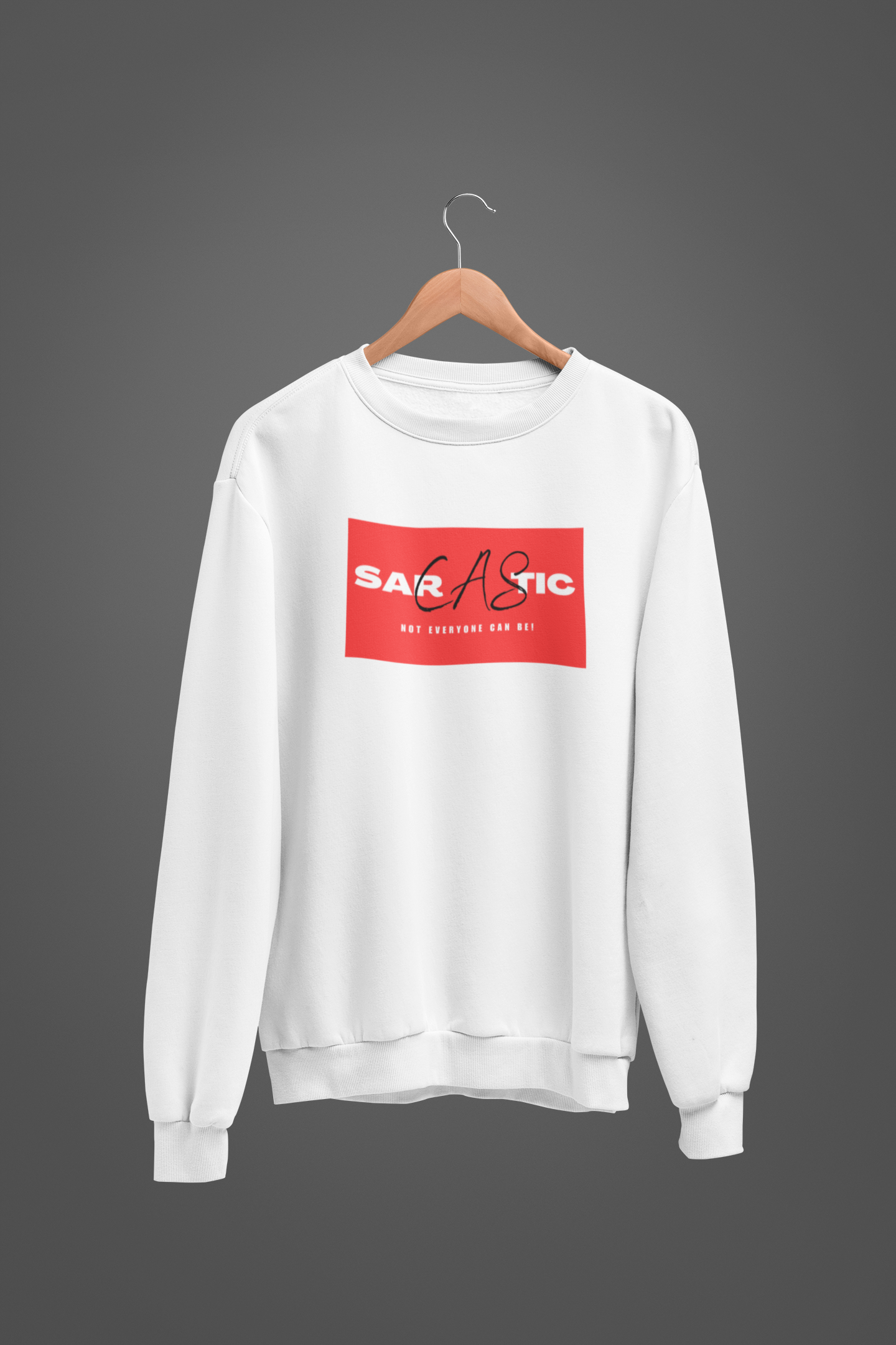 Sarcastic Unisex Oversized Sweatshirt