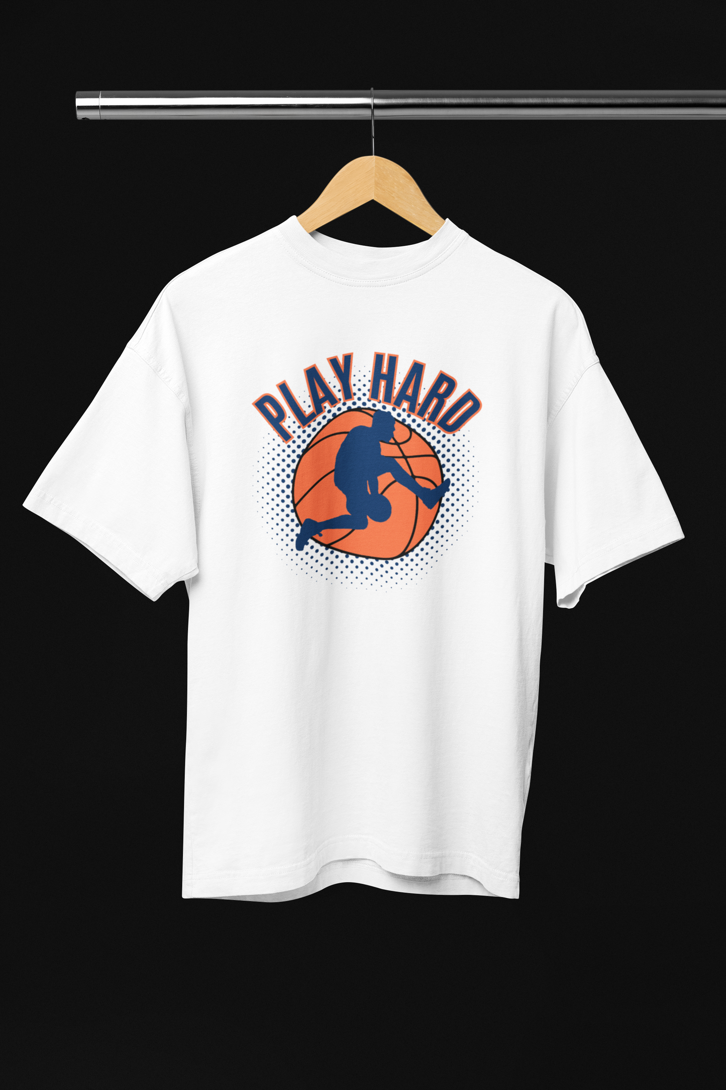 Play Hard Unisex Oversized Classic T-Shirt