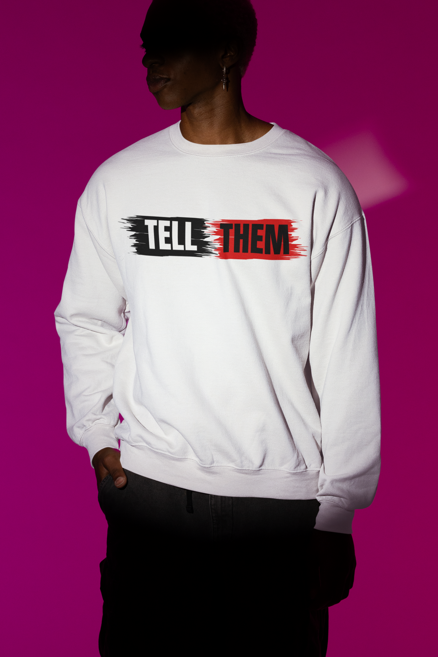 TELL THEM Unisex Oversized Sweatshirt