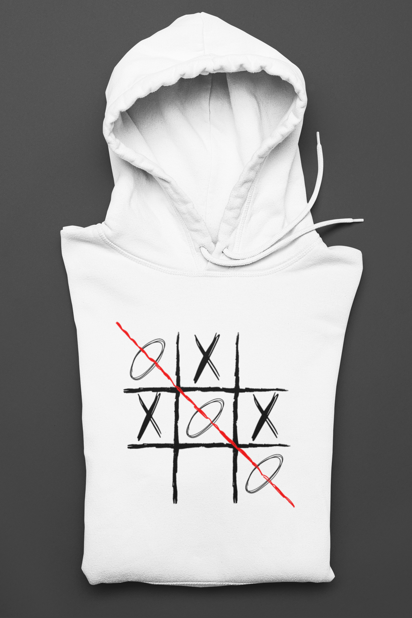 Tic Tac Toe Unisex Oversized Hoodie