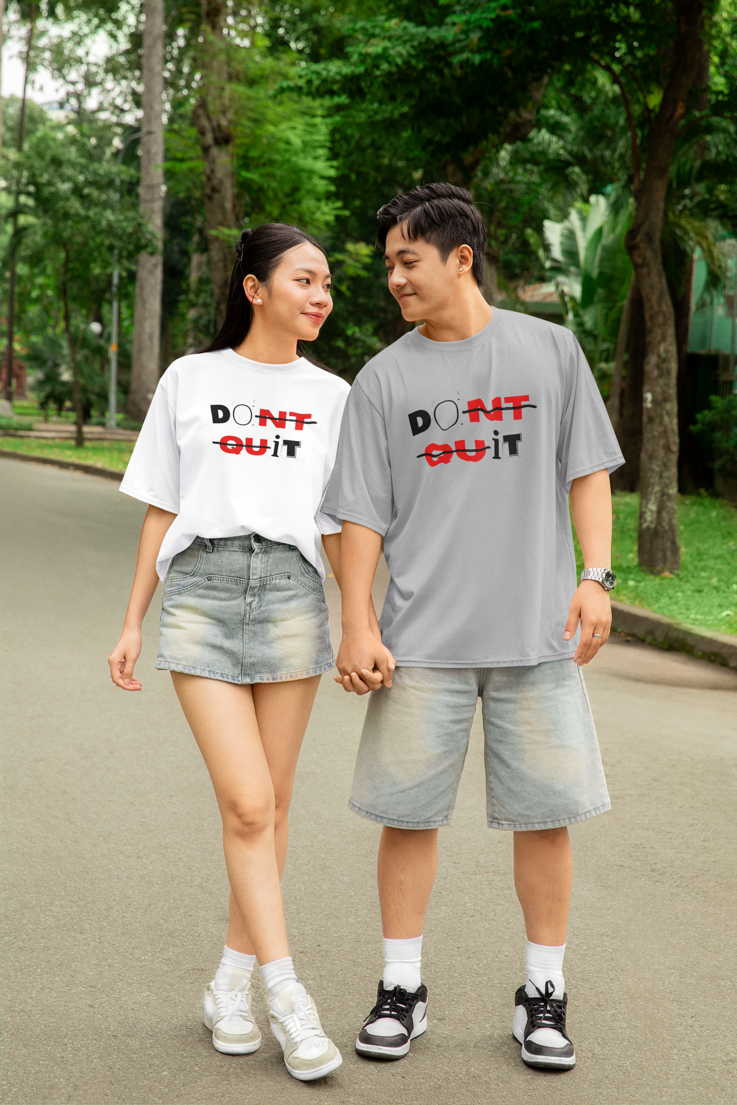 DON'T QUIT Unisex Oversized Classic T-Shirt