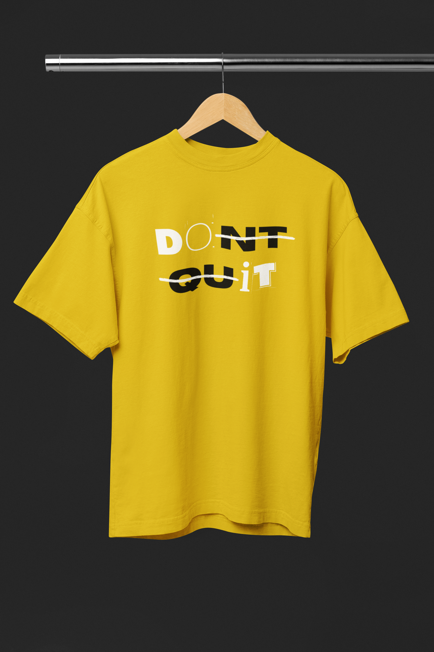Don't Quit Unisex Oversized Classic T-Shirt