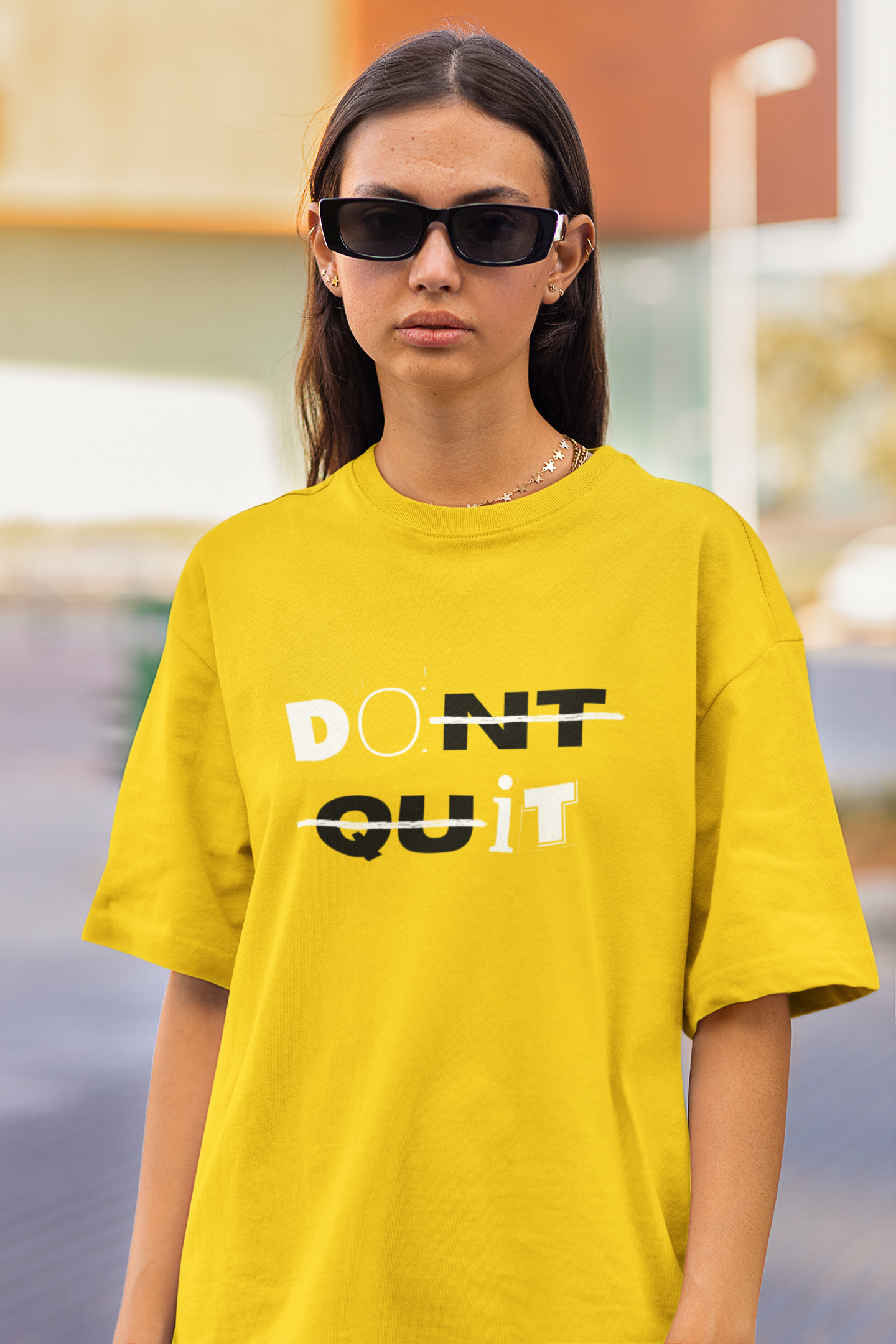 Don't Quit Unisex Oversized Classic T-Shirt