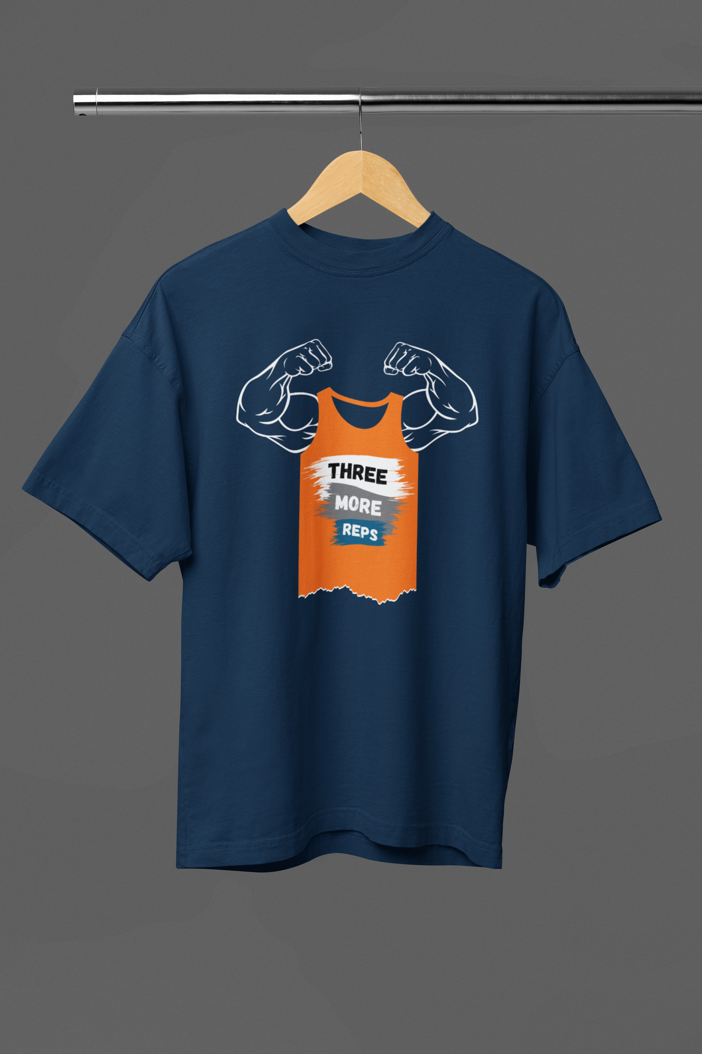 Three More Reps Oversized Classic T-Shirt