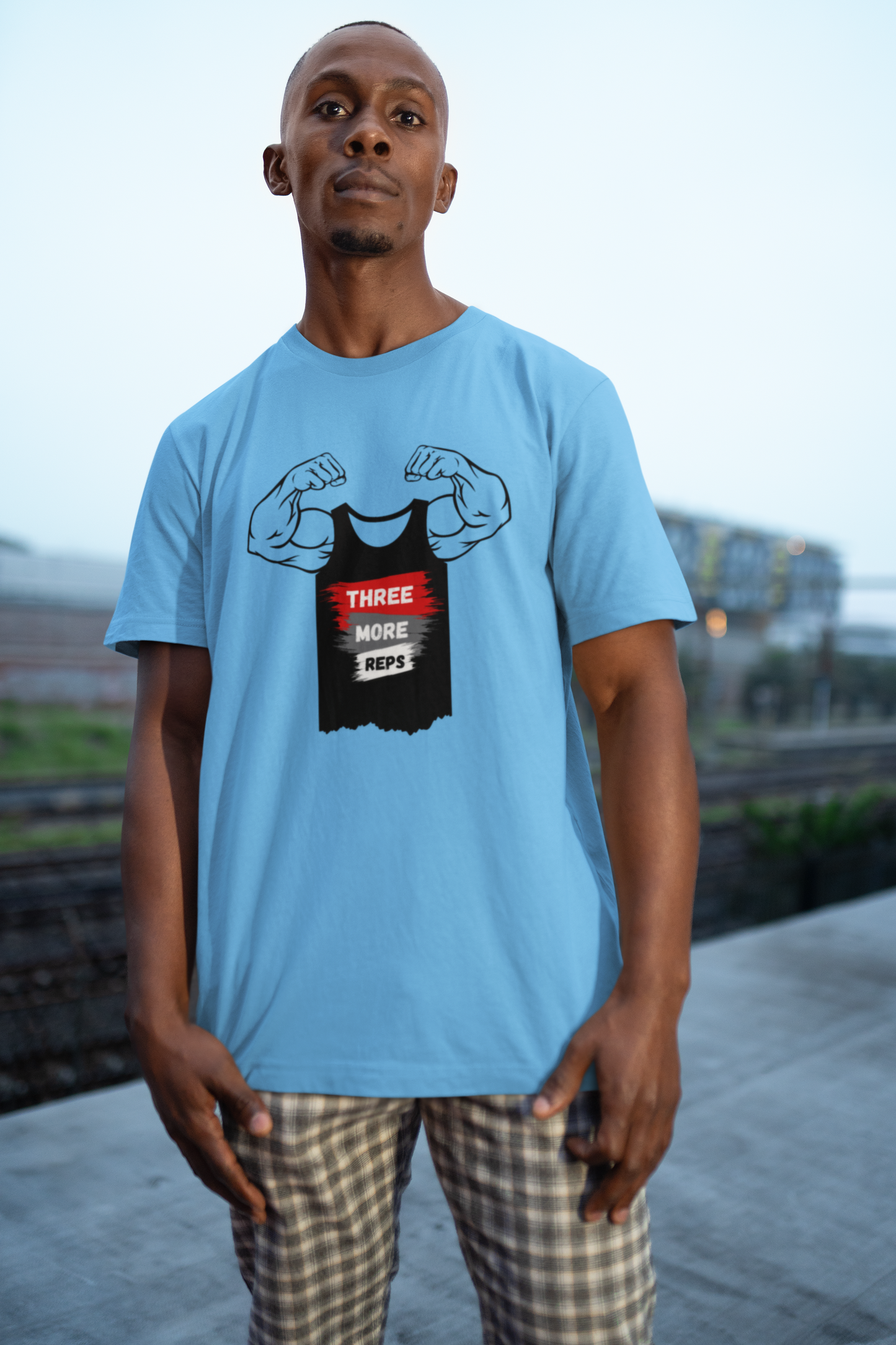 Three More Reps Unisex Oversized Classic T-Shirt