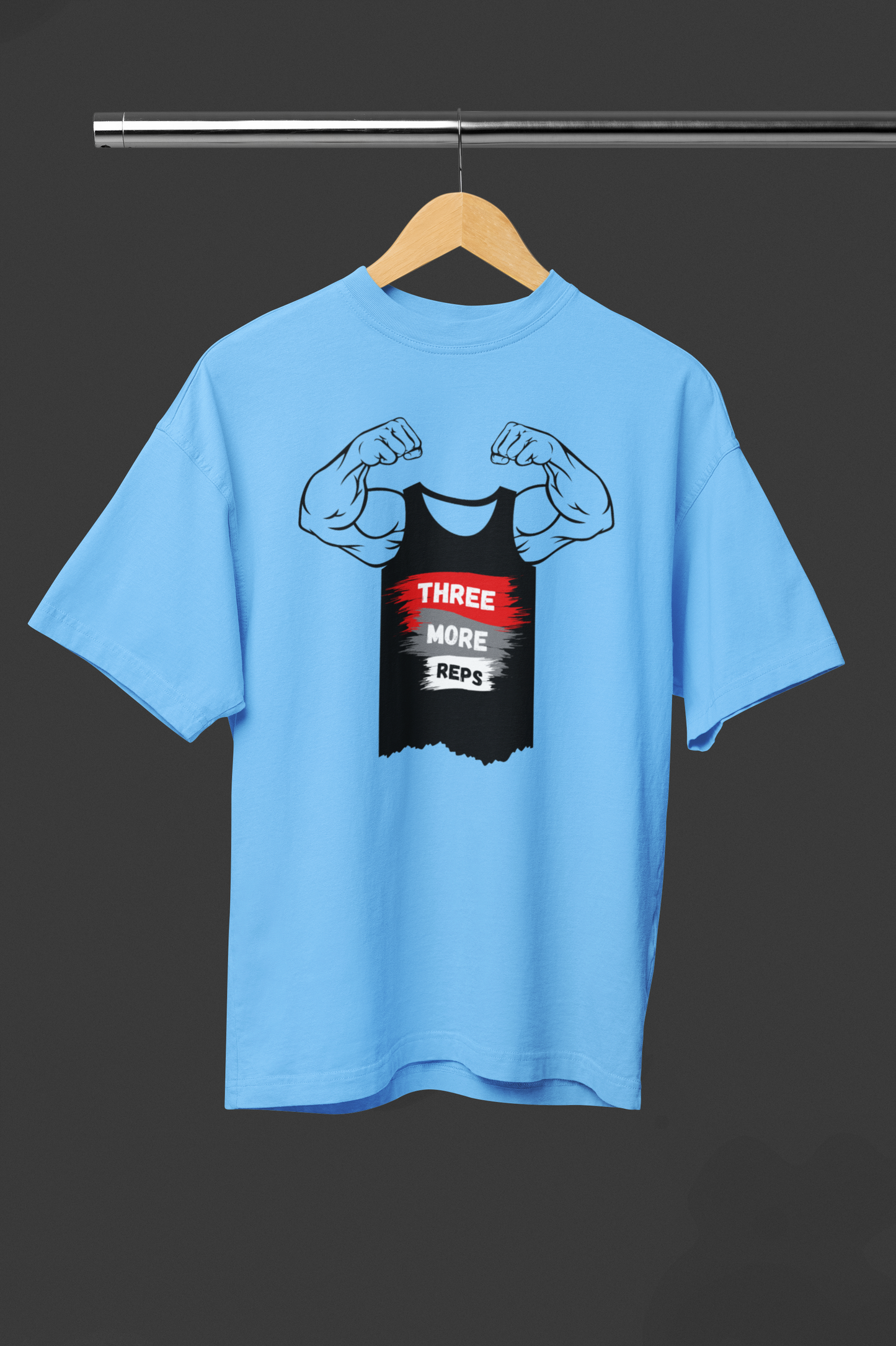 Three More Reps Unisex Oversized Classic T-Shirt