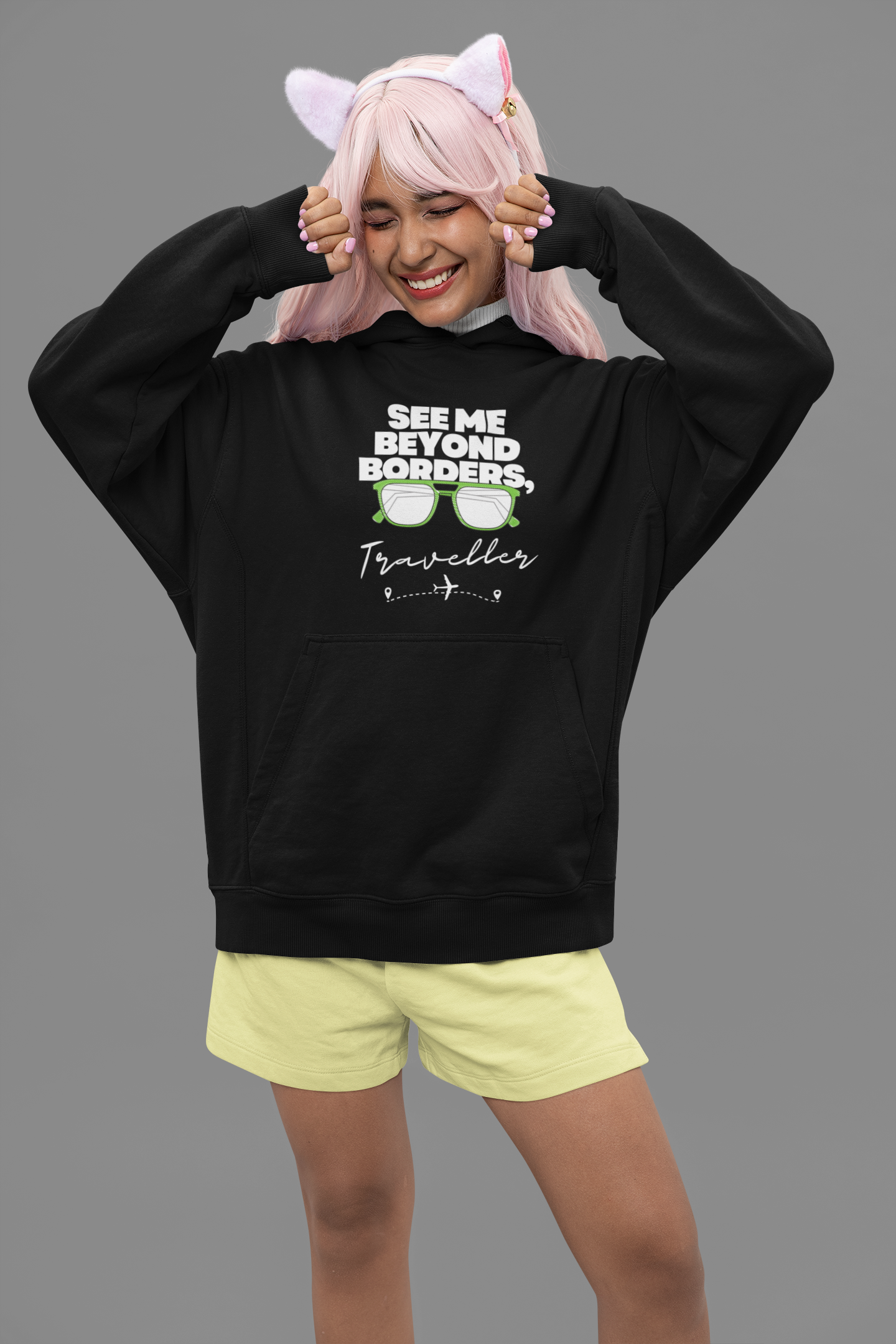 Traveller Unisex Oversized Hoodie