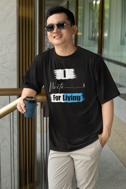 I Write for Living Oversized Classic T-Shirt