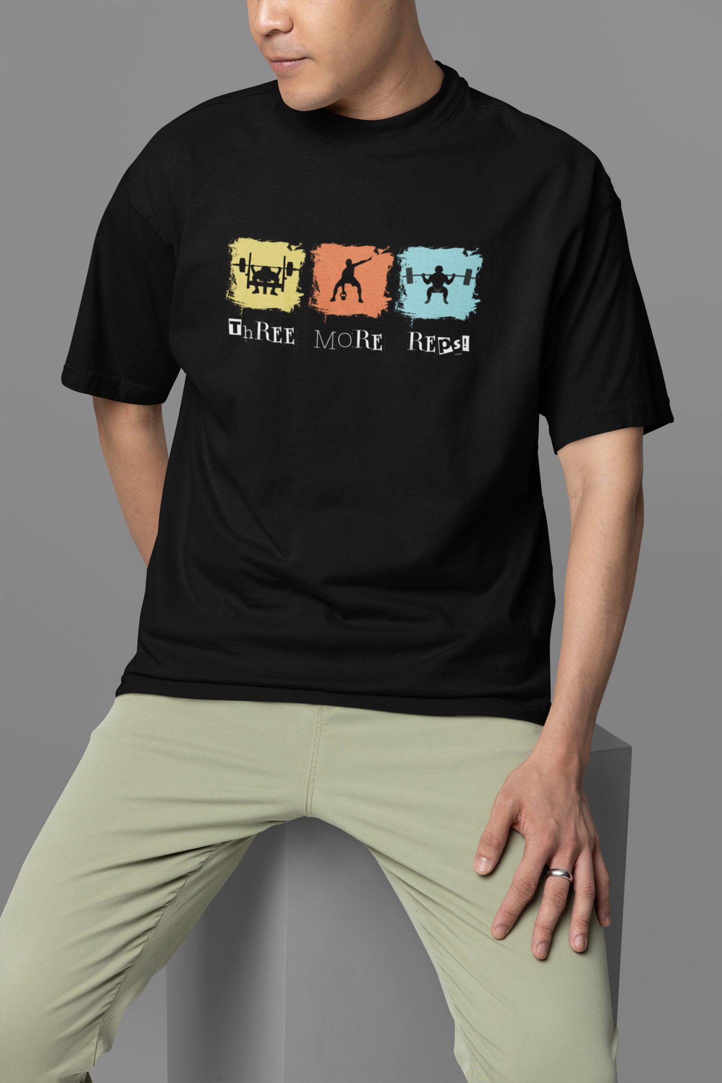 Three More Reps Unisex Oversized Classic T-Shirt
