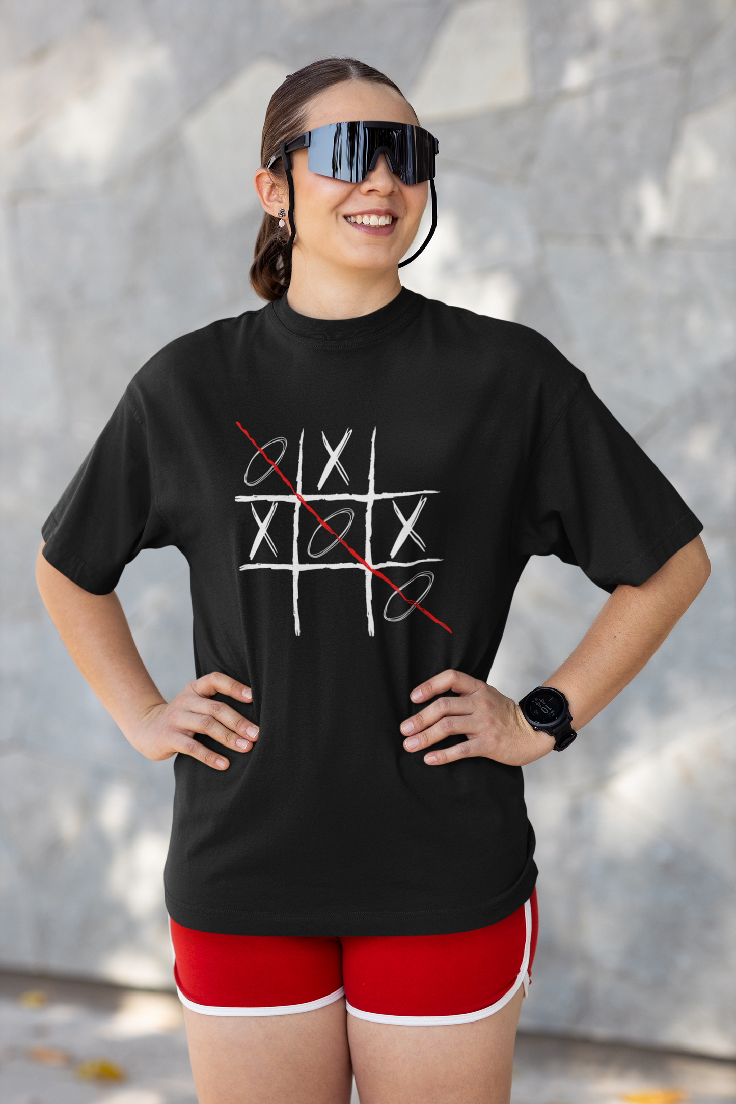 Tic Tac Toe Unisex Oversized Classic T-Shirt