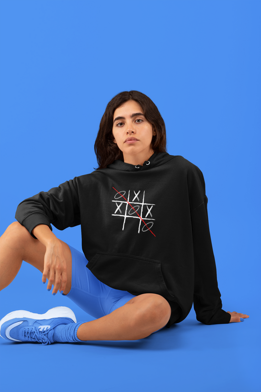 Tic Tac Toe Unisex Oversized Hoodie