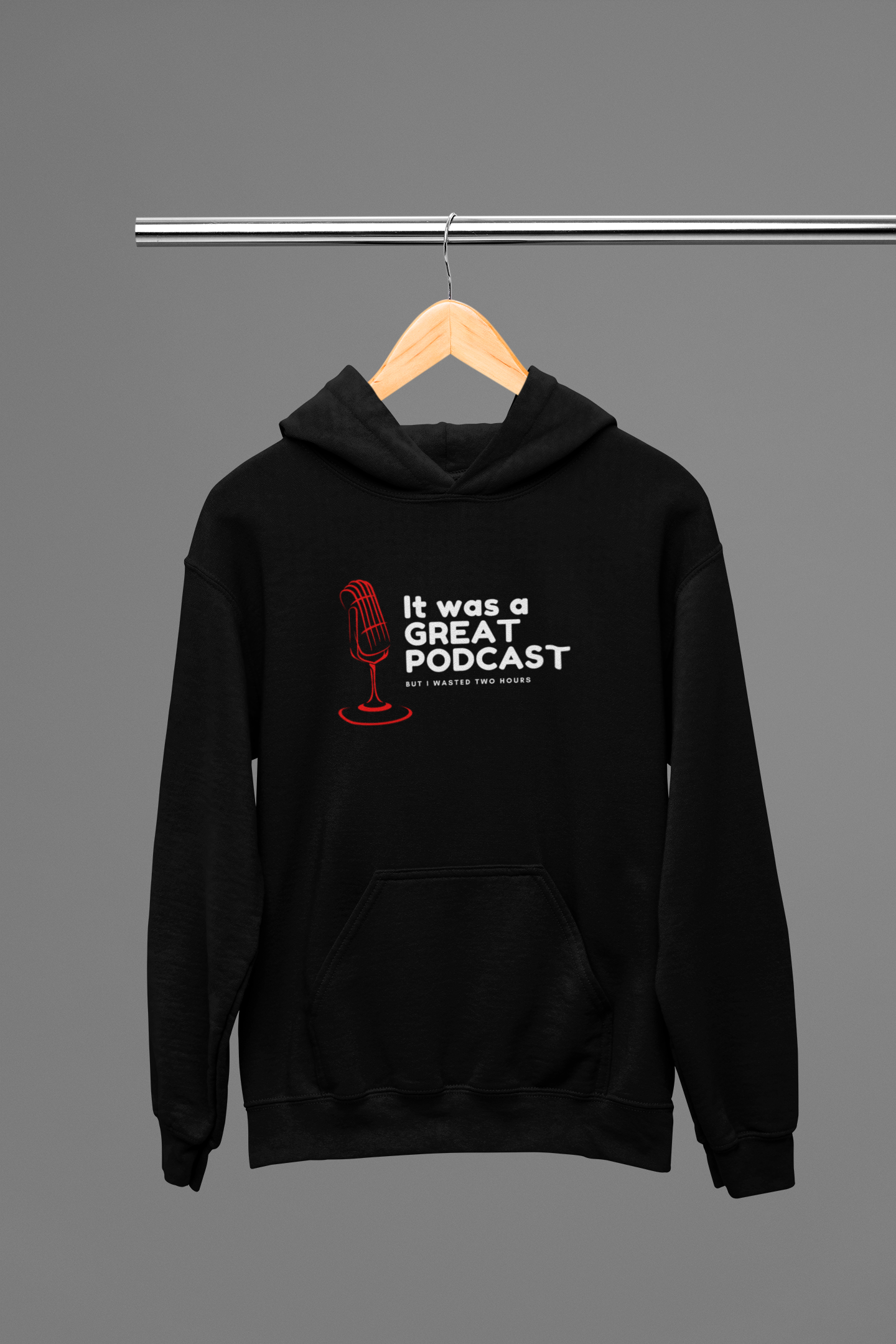 It was a Great Podcast Unisex Oversized Hoodie