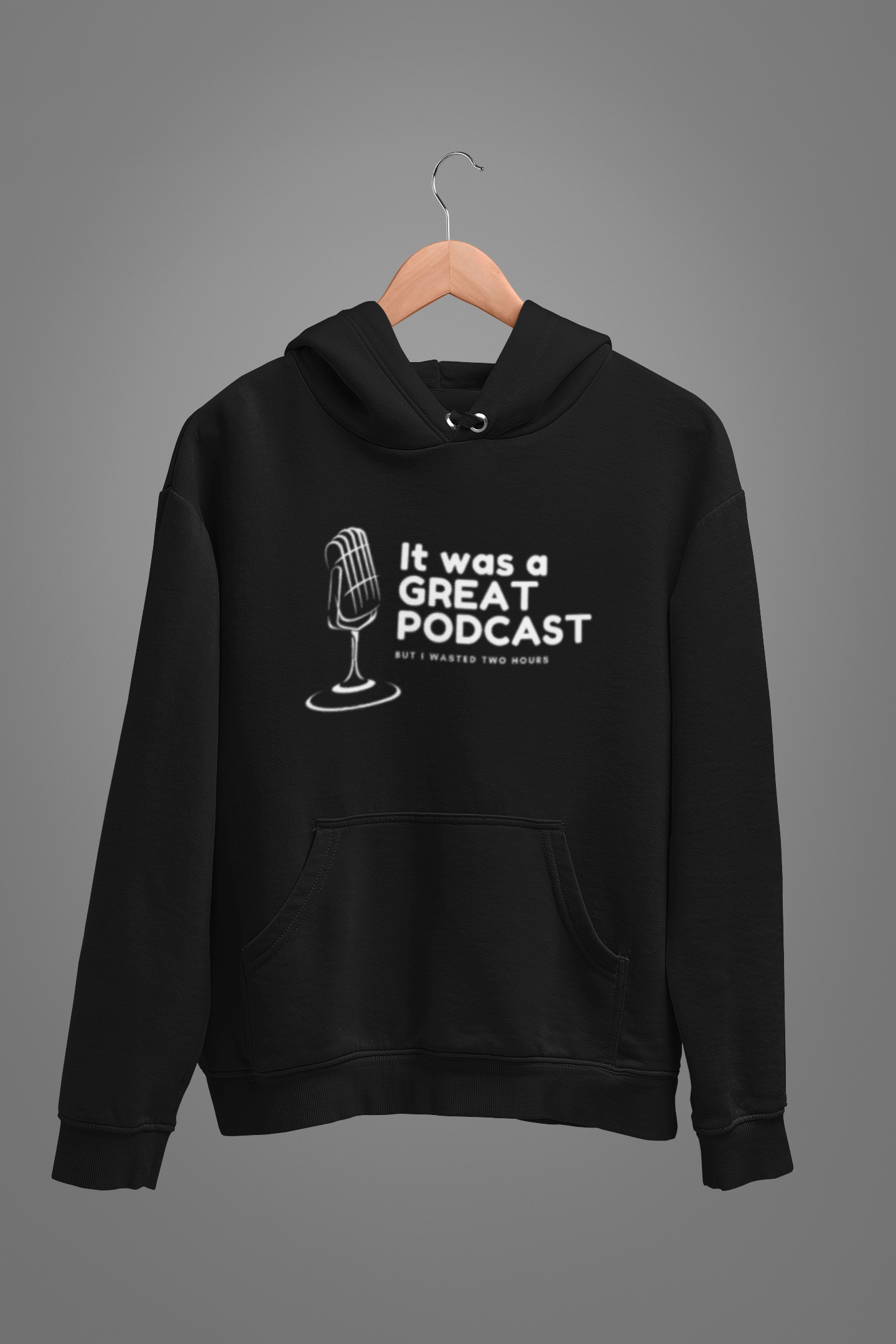 It was a Great Podcast Unisex Oversized Hoodie