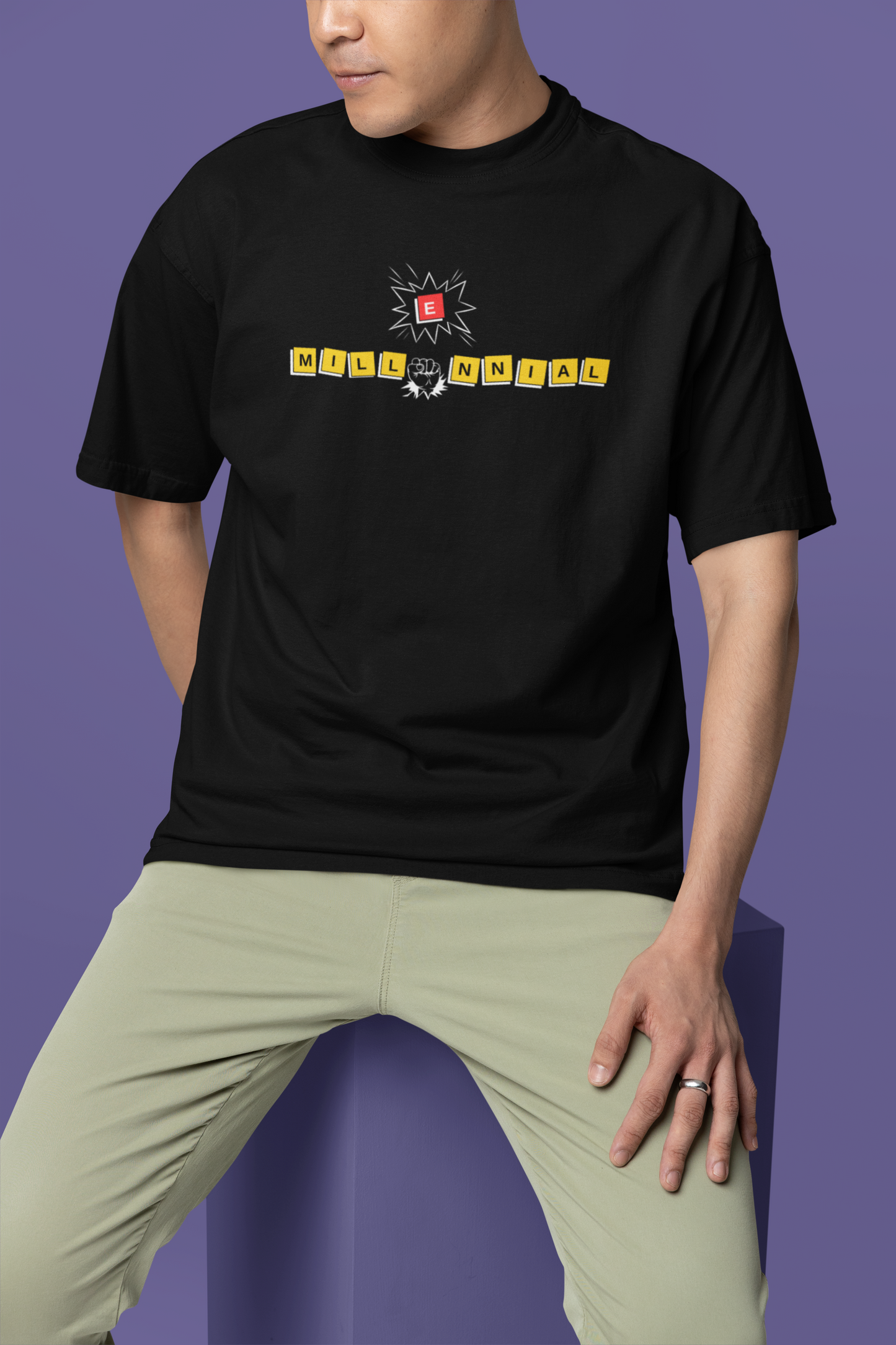 Millennial Unisex Oversized Classic T-Shirt