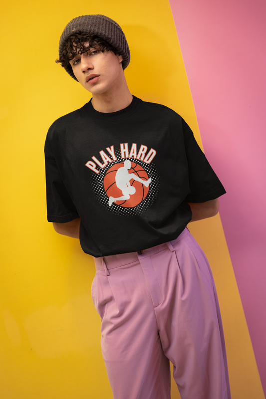 Play hard Unisex Oversized Classic T-Shirt