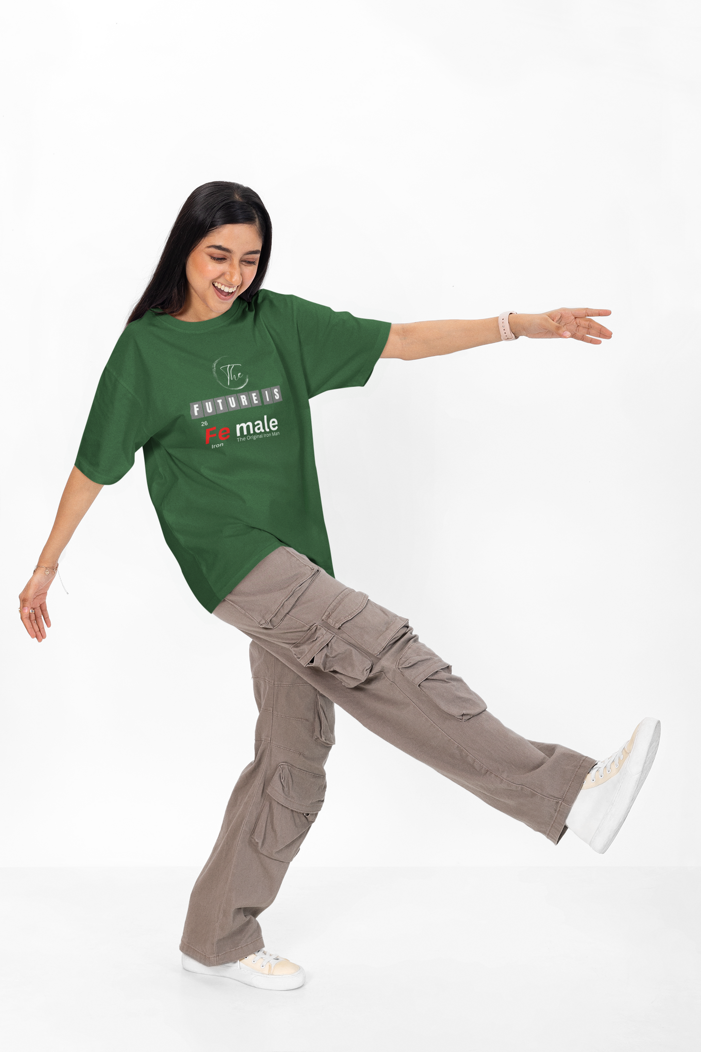 The Future is Female Oversized Classic T-Shirt